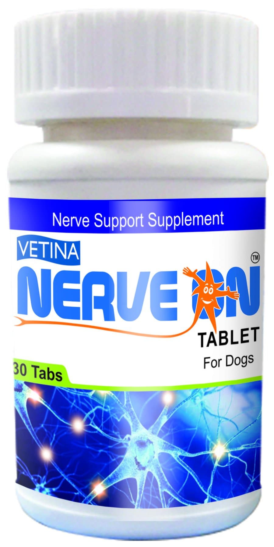 Pawsitively Pet Care Vetina Nerve on Tablet for Dog (30 Tablets)