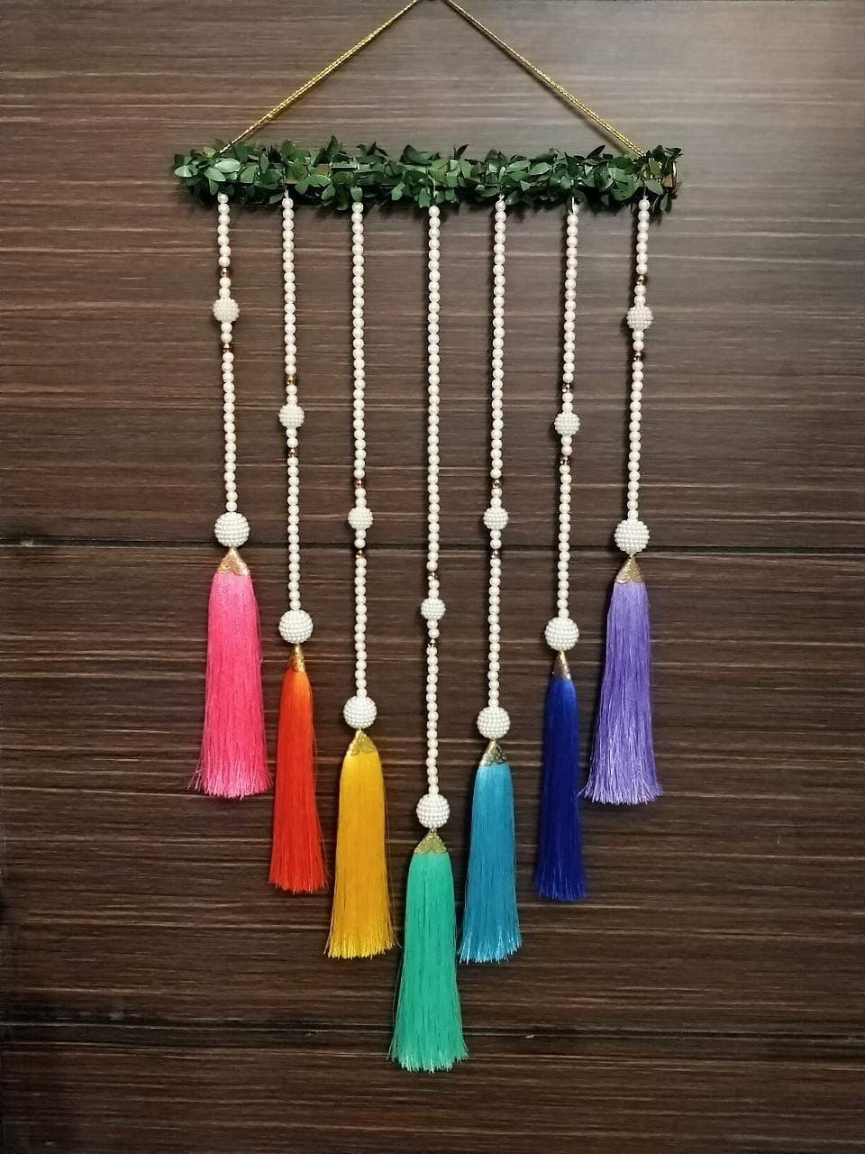 SJRI™ Wall Hanging Tassel Decor Rainbow |Macrame|Tapestry| Diwali Decoration | House Warming | Door