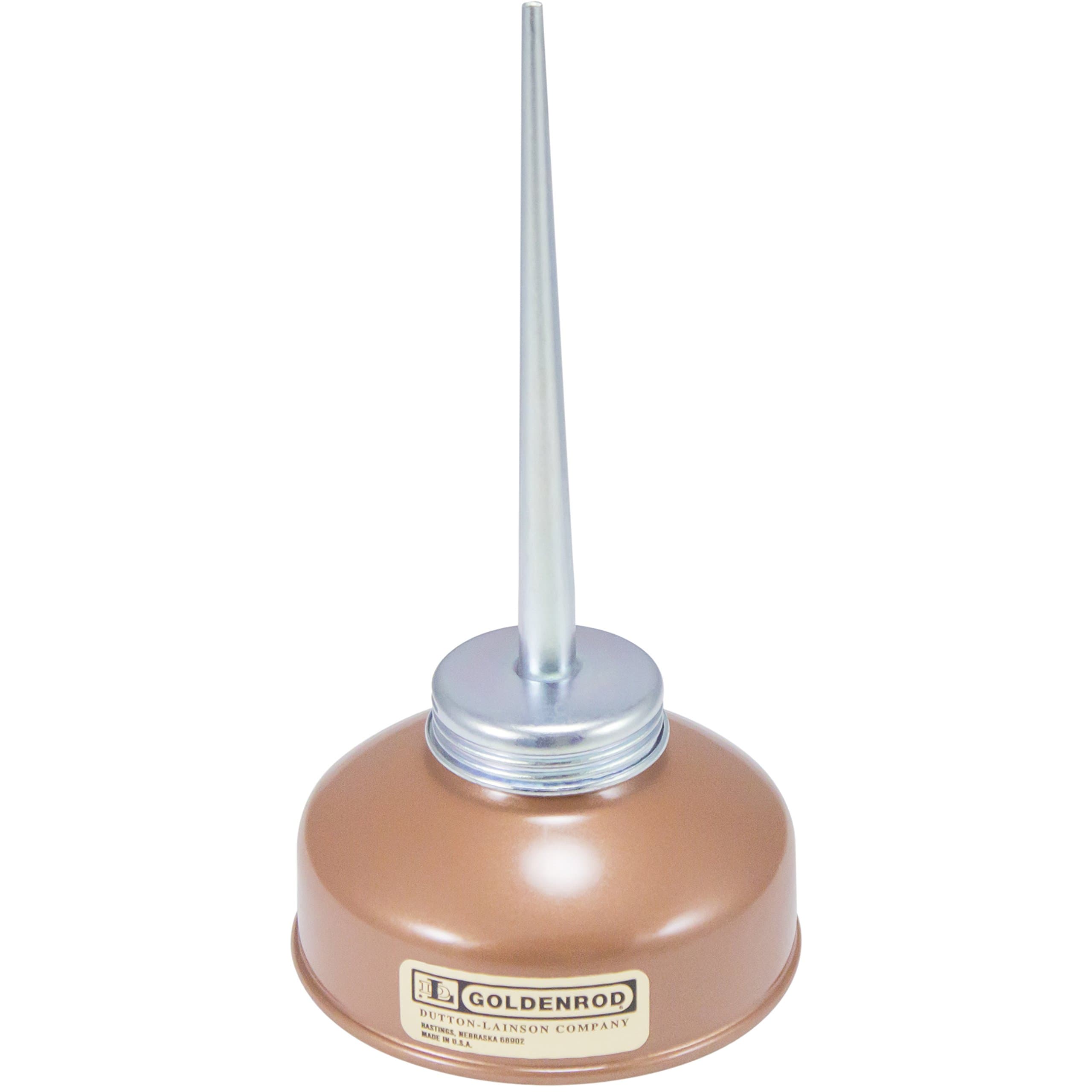 Goldenrod 505 Spring Bottom Oiler with Straight Spout - 6 oz. Capacity