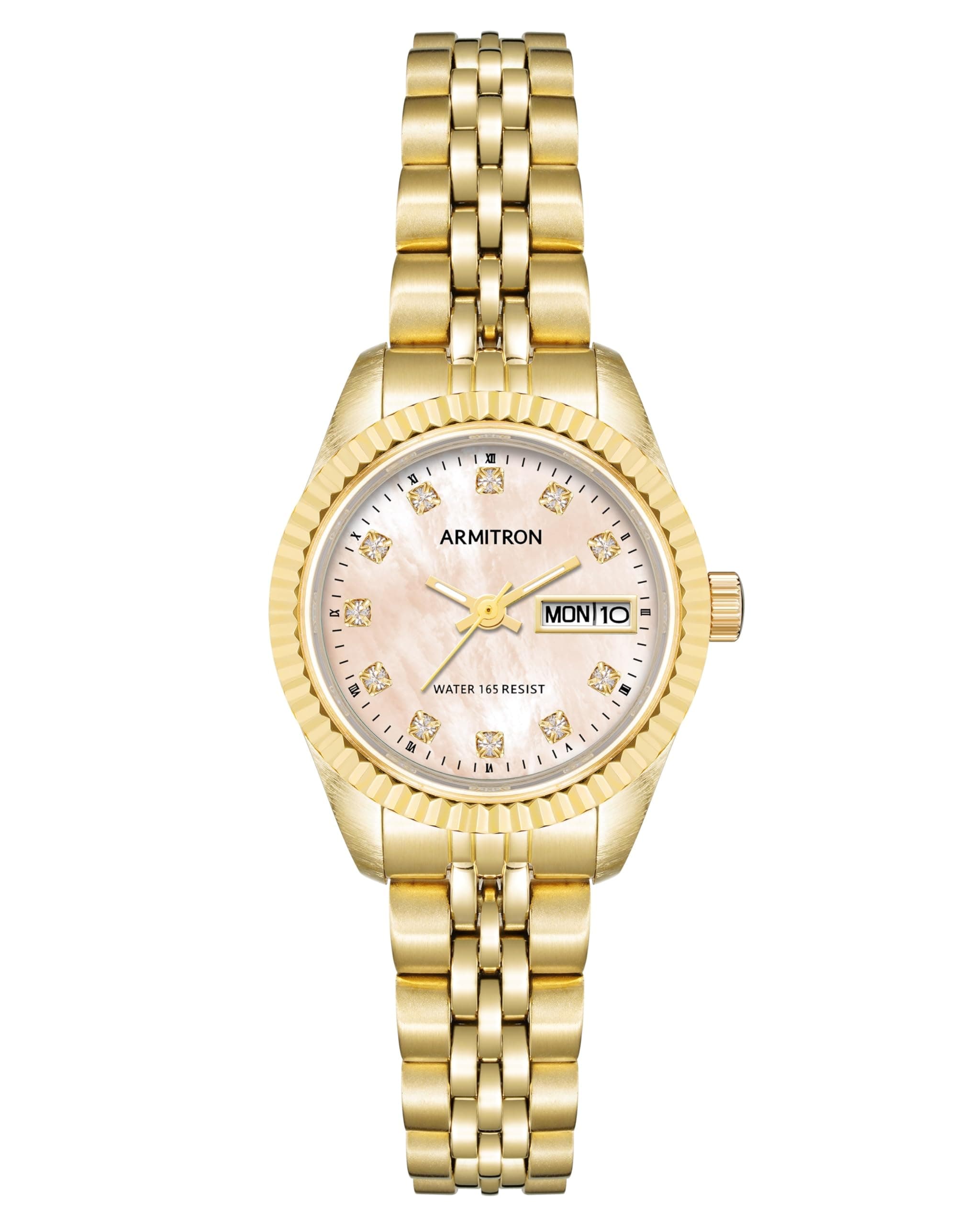 Women's Genuine Crystal Accented Bracelet Watch, 75-2475