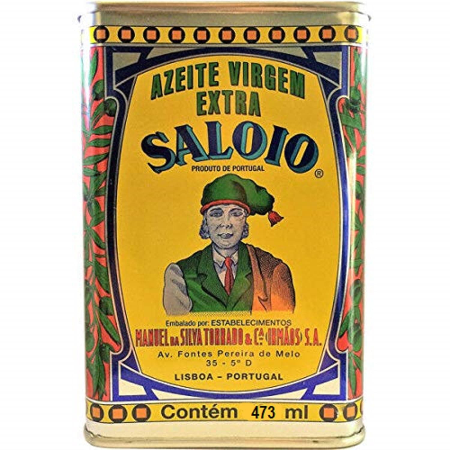 Saloio Portuguese Olive Oil (Pack of 2 x 473 Ml )
