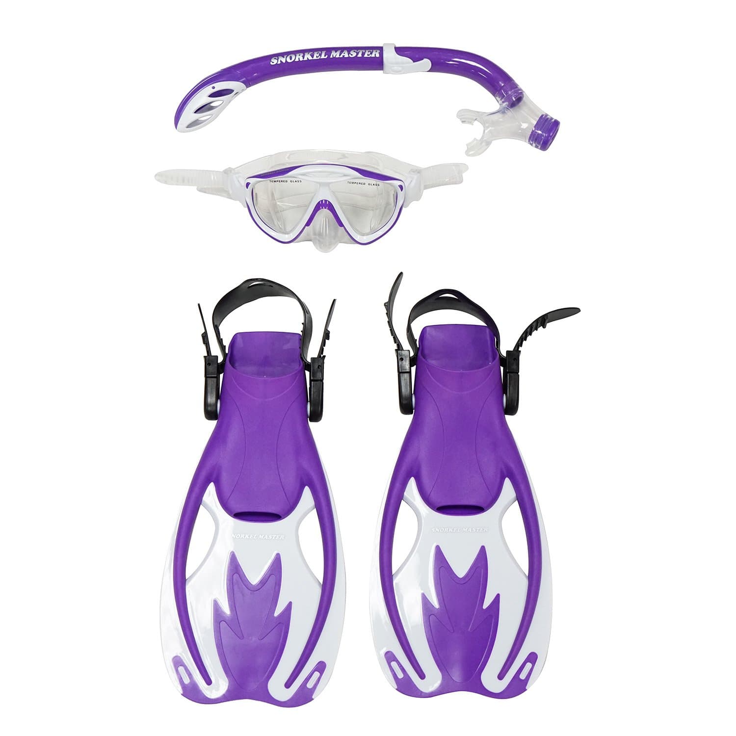 Snorkel MasterKids Snorkeling Mask & Snorkel Fins Set