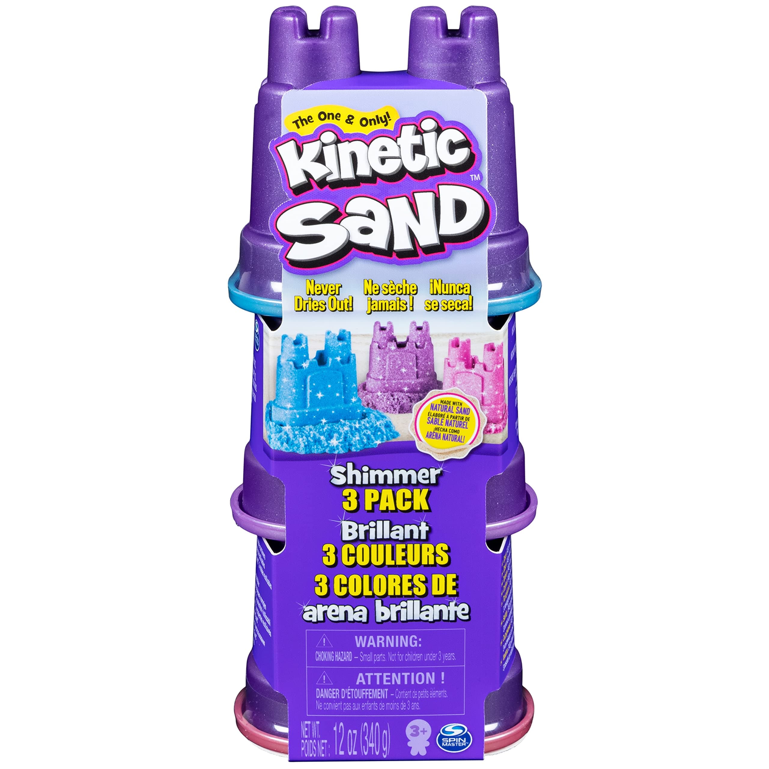 Shimmering Sands with Sandcastle Molds- Pack of 3