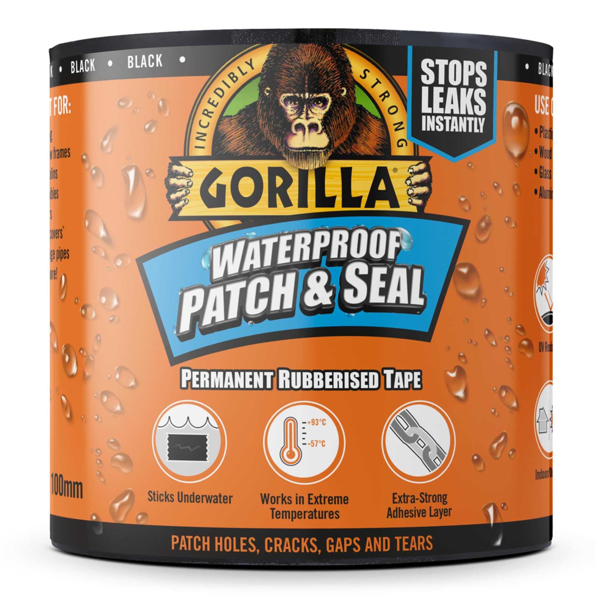 Gorilla Glue - Waterproof Patch & Seal Tape 101.6mm x 3.04m