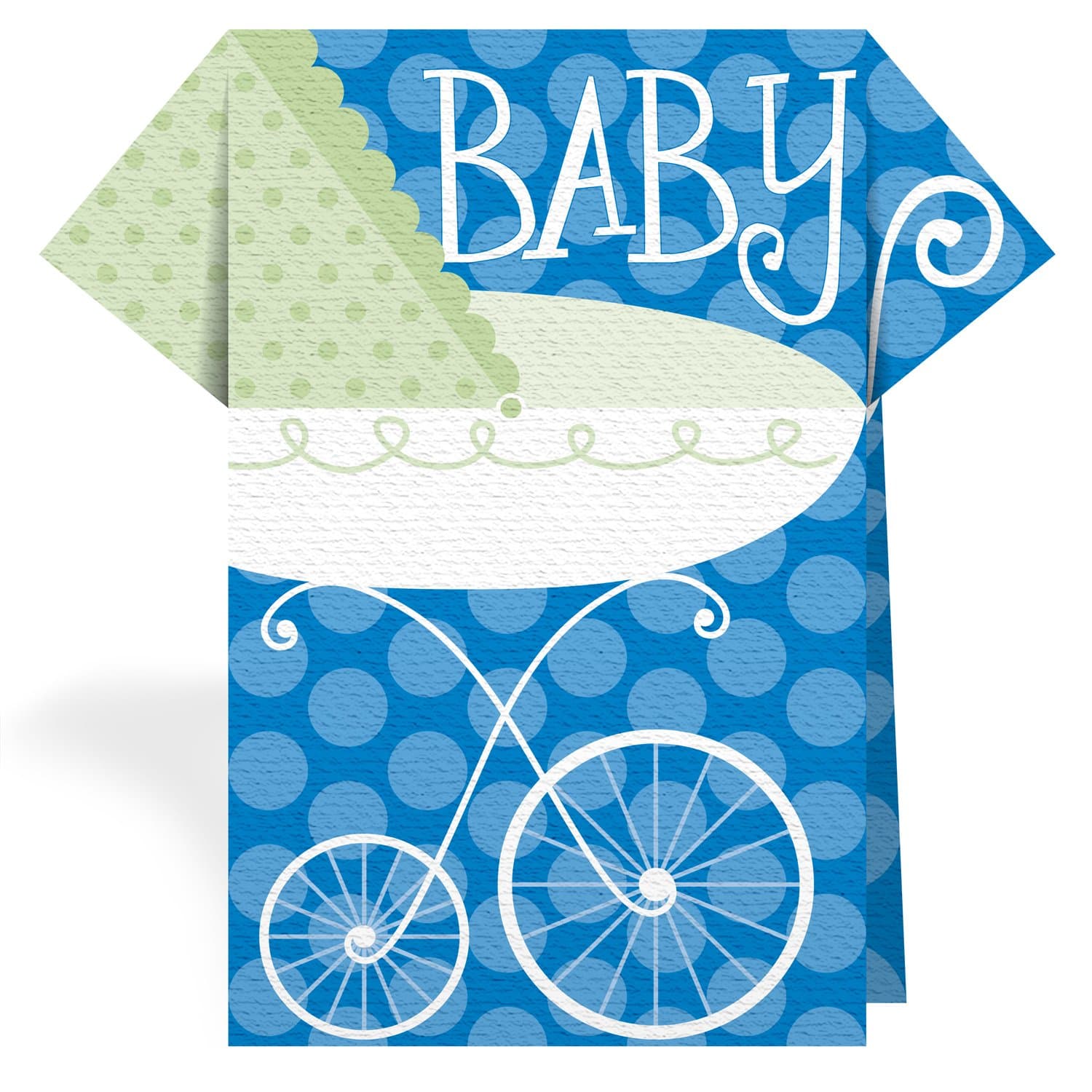 ThemeNaps Baby Carriage- Pink 3D Stand Up Napkin