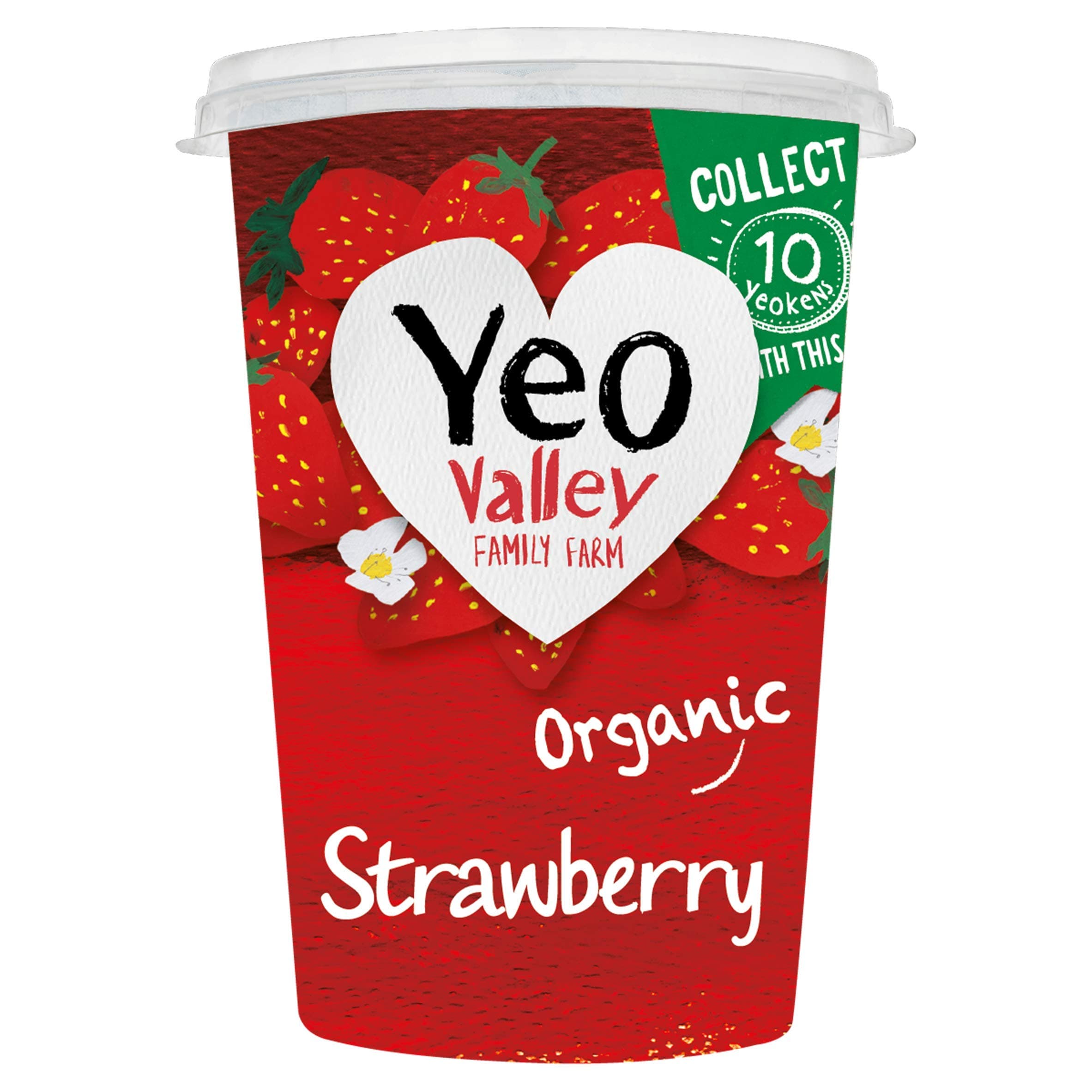 Organic Strawberry Yogurt 450g ,Pack of 1