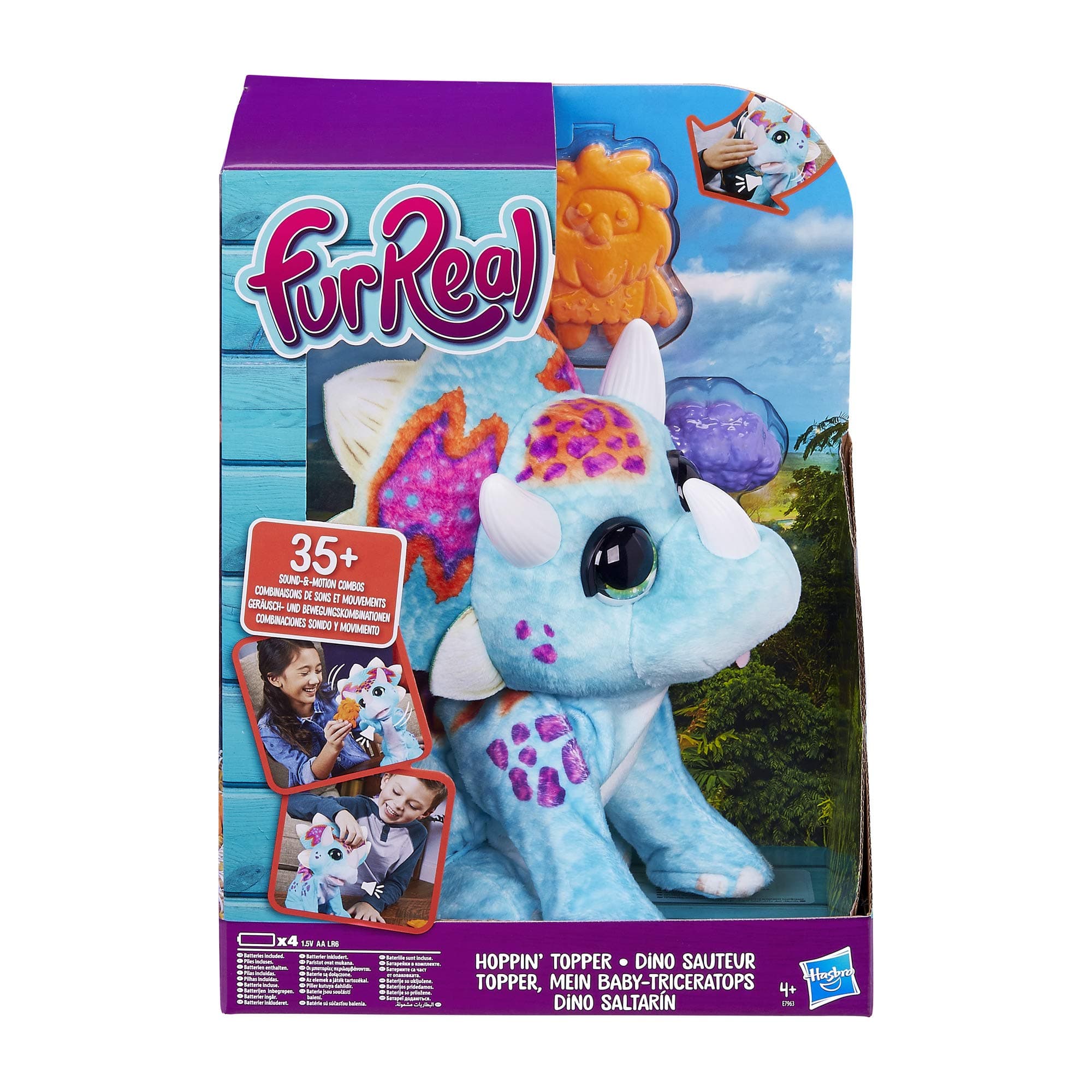 furReal Hoppin’ Topper Interactive Plush Pet Toy, 35+ Sound-&-Motion Combinations, Ages 4 & Up