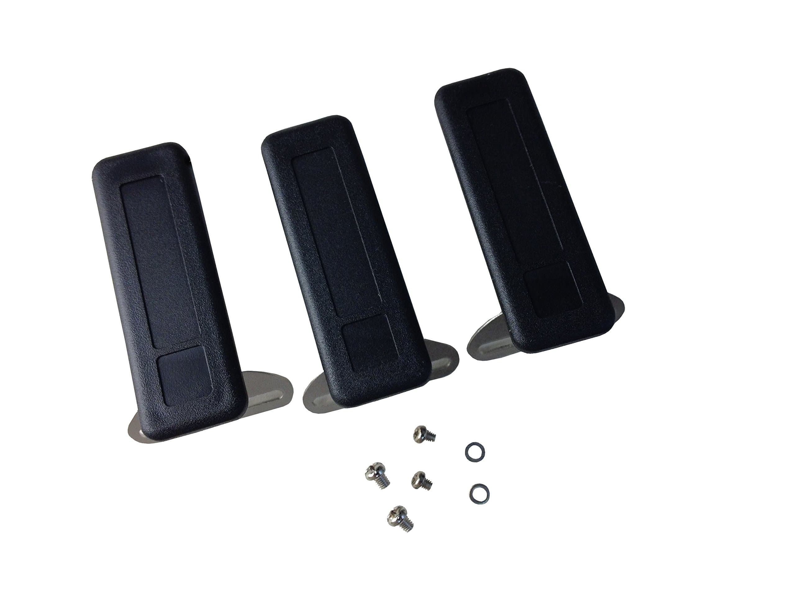 Anteenna TW-BC-01 (3 Packs) Replacement Handheld Radio Belt Clip with Screws for Baofeng UV-5R or More 10 Yeaers Ago Handheld Radio (Kenwood Icom ADI Rexon Standard Hora Union)