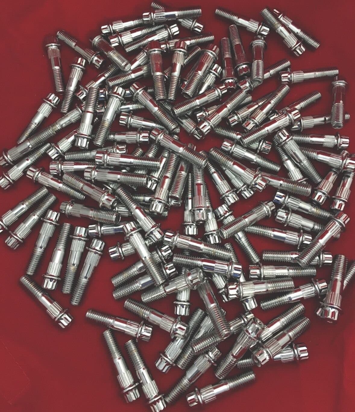 (160pcs) 9mm Assembly Chrome Bolts Fits Asanti Wheels