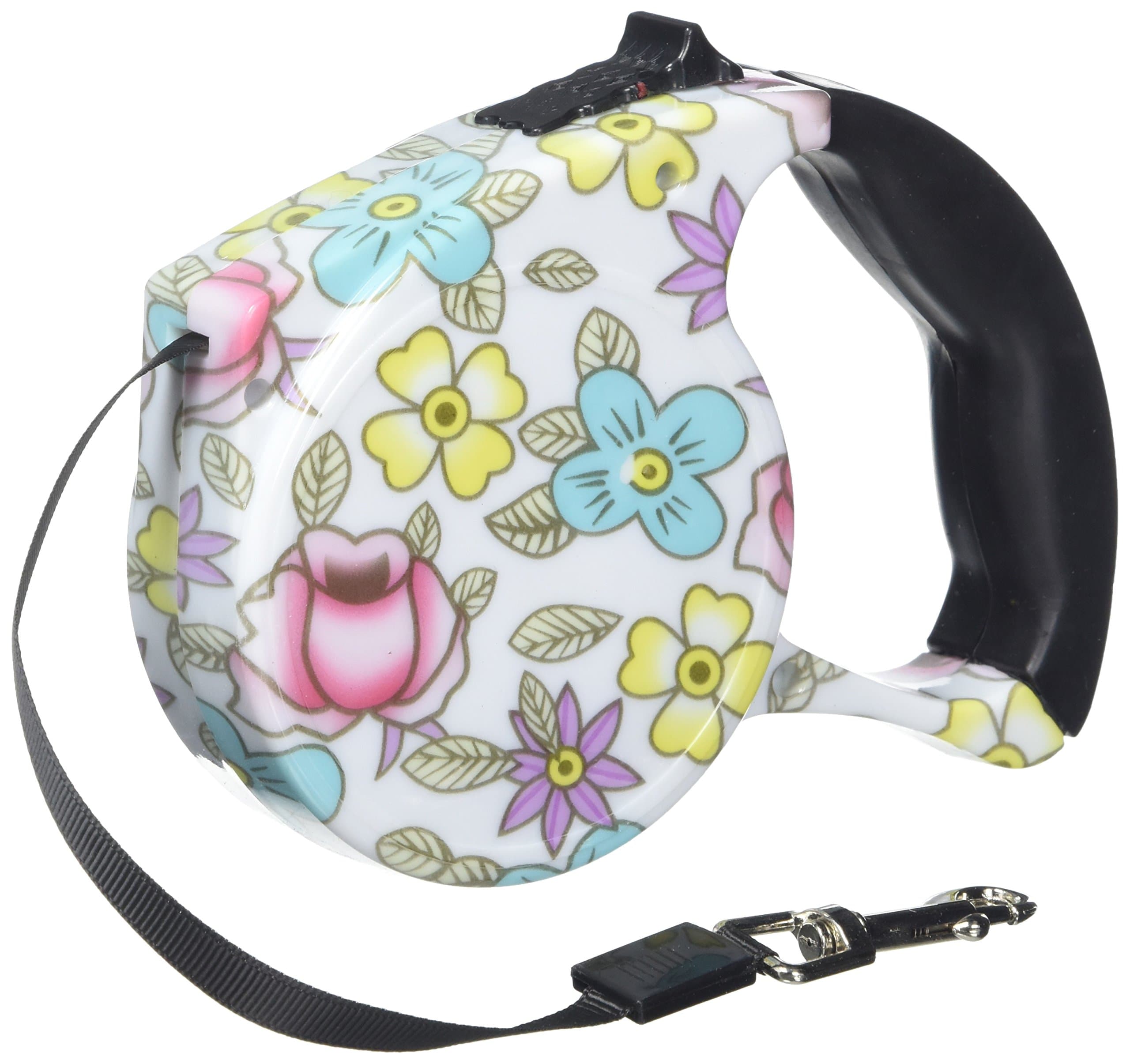 AyTaurus Retractable Dog Leash Choosing, Around 16.5' Long Polishing Plastic Body with Automatic Dacron Leash, Running Traction Belt Pet Hauling Cable Leads