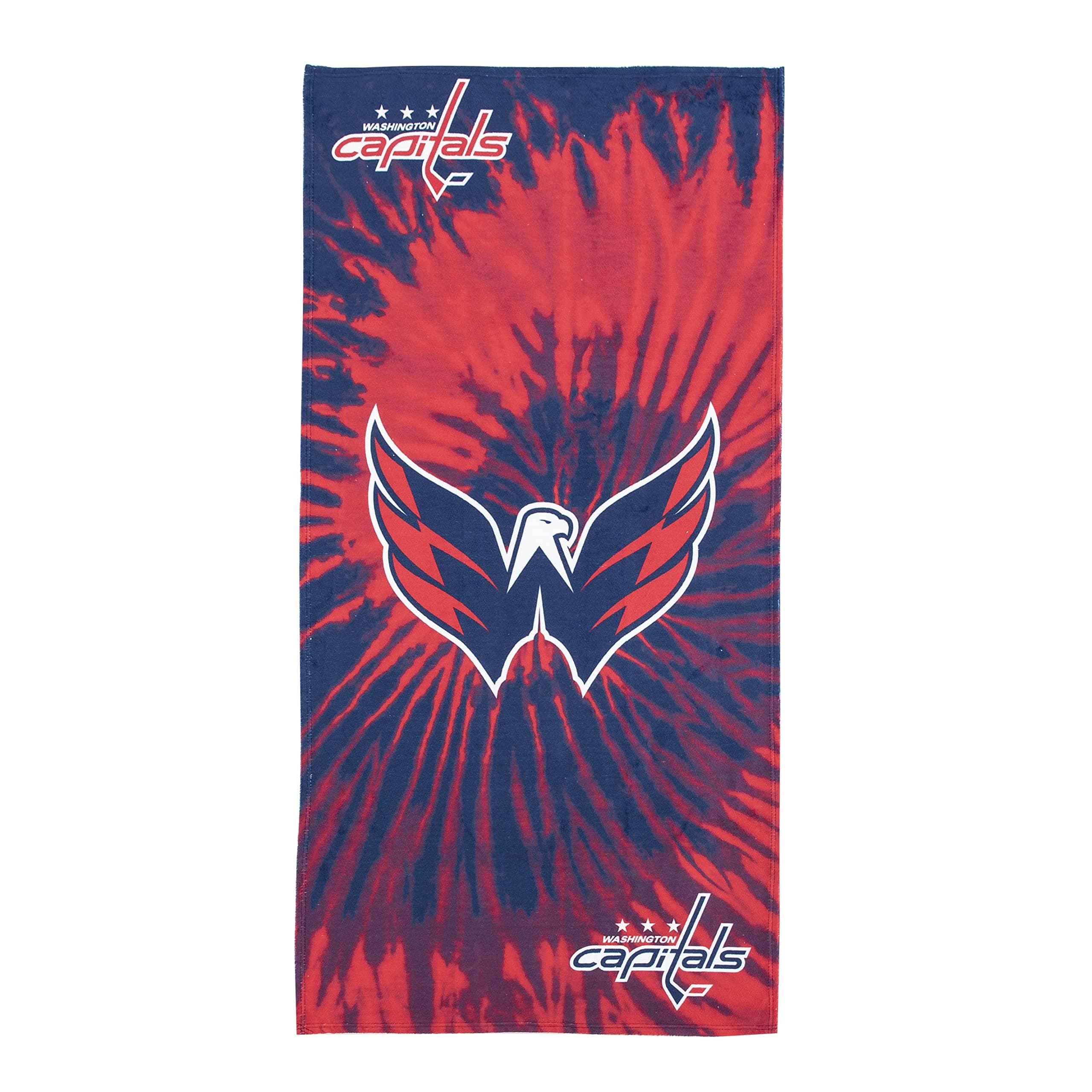Northwest The Company NHL Washington Capitals Beach Towel, 30" x 60", Psychedelic