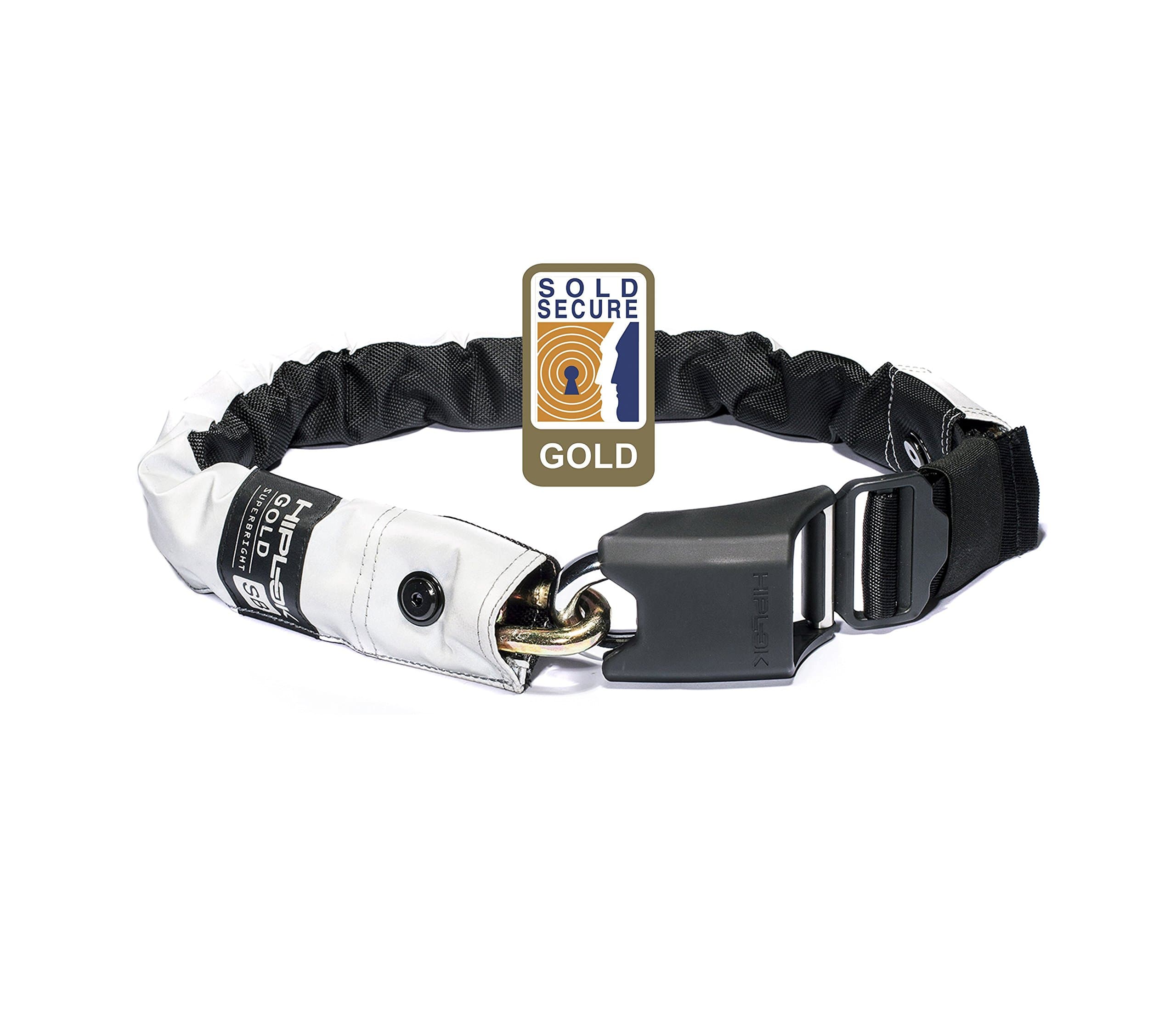 Gold Wearable Chain Bicycle Lock
