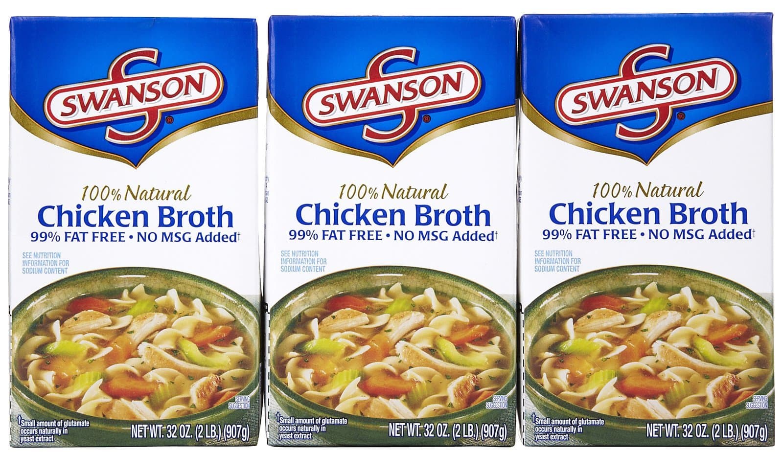 SWANSON CHICKEN BROTH 32oz 3pack