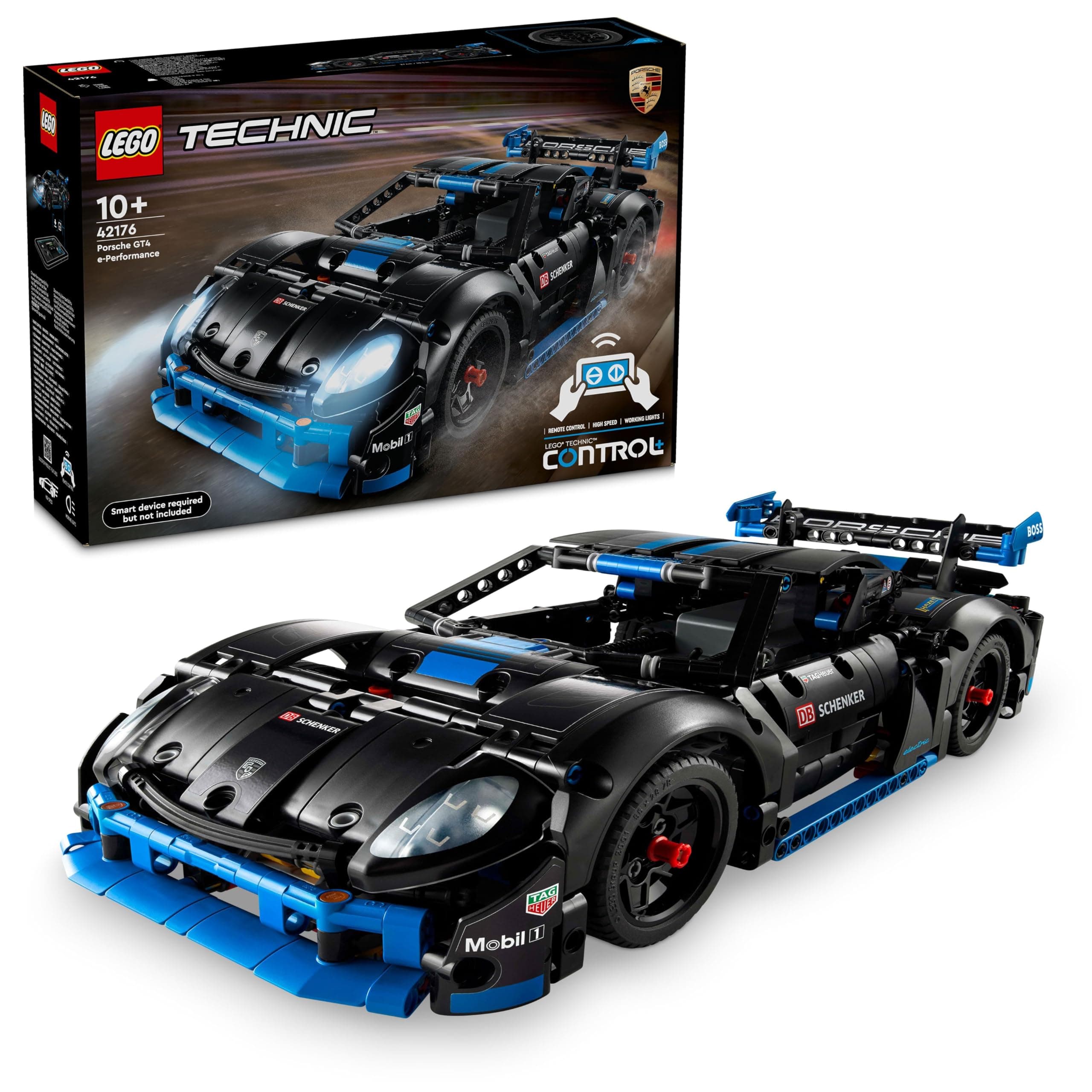 Technic Porsche GT4 e-Performance Race Car Toy 42176 Building Blocks Toys for 10+ Gift for Boys and Girls