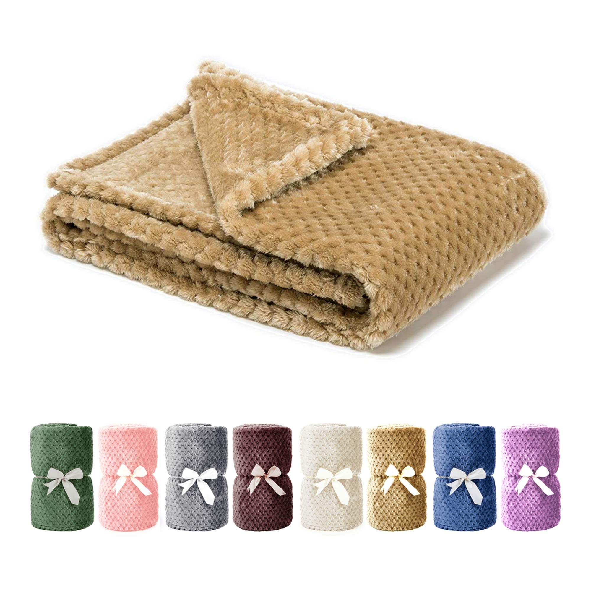 Ultra Soft Pet Blanket Kakhi