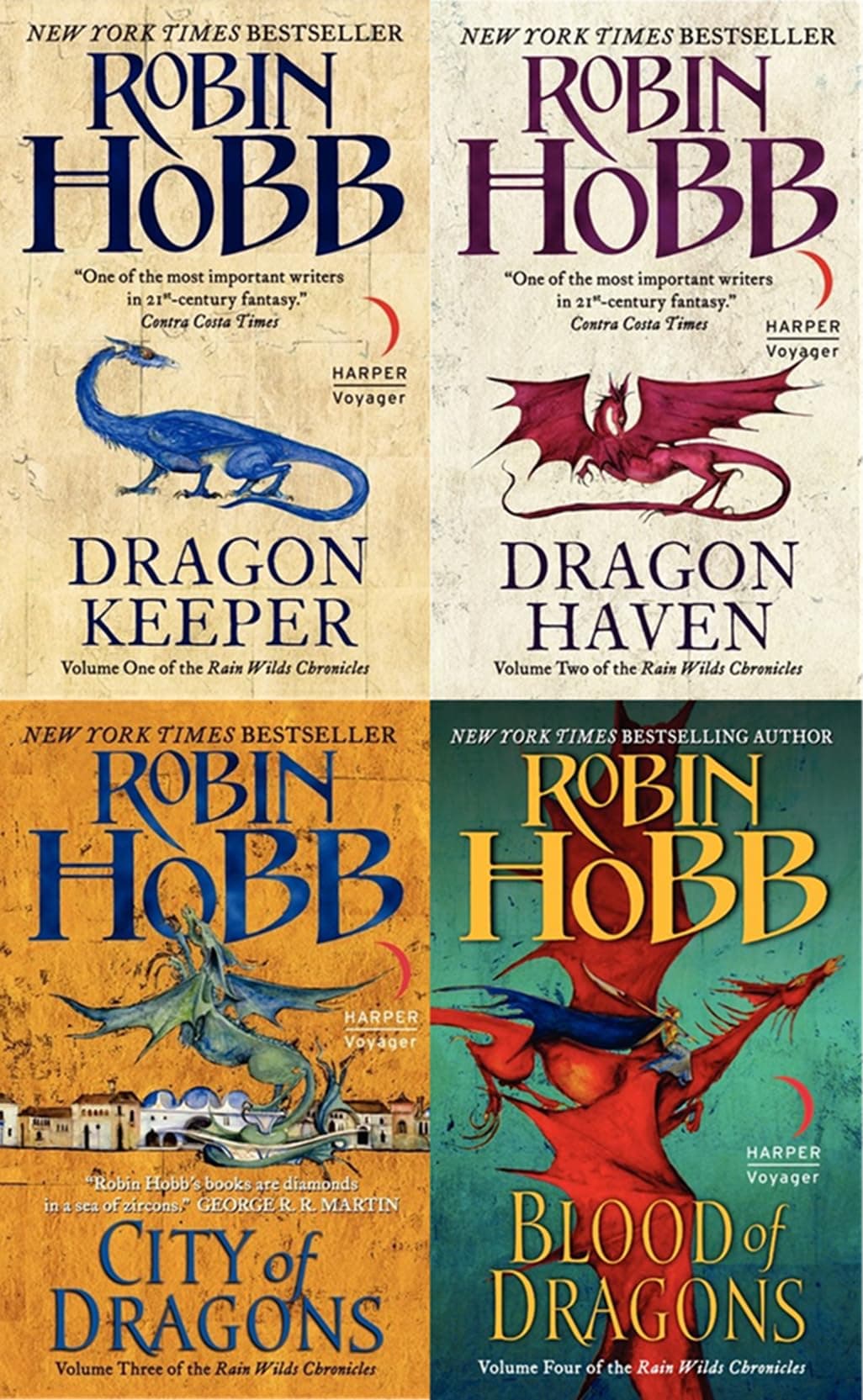 Robin Hobb The Rain Wild Chronicles Trilogy Collection 4 Books Set Pack NEW