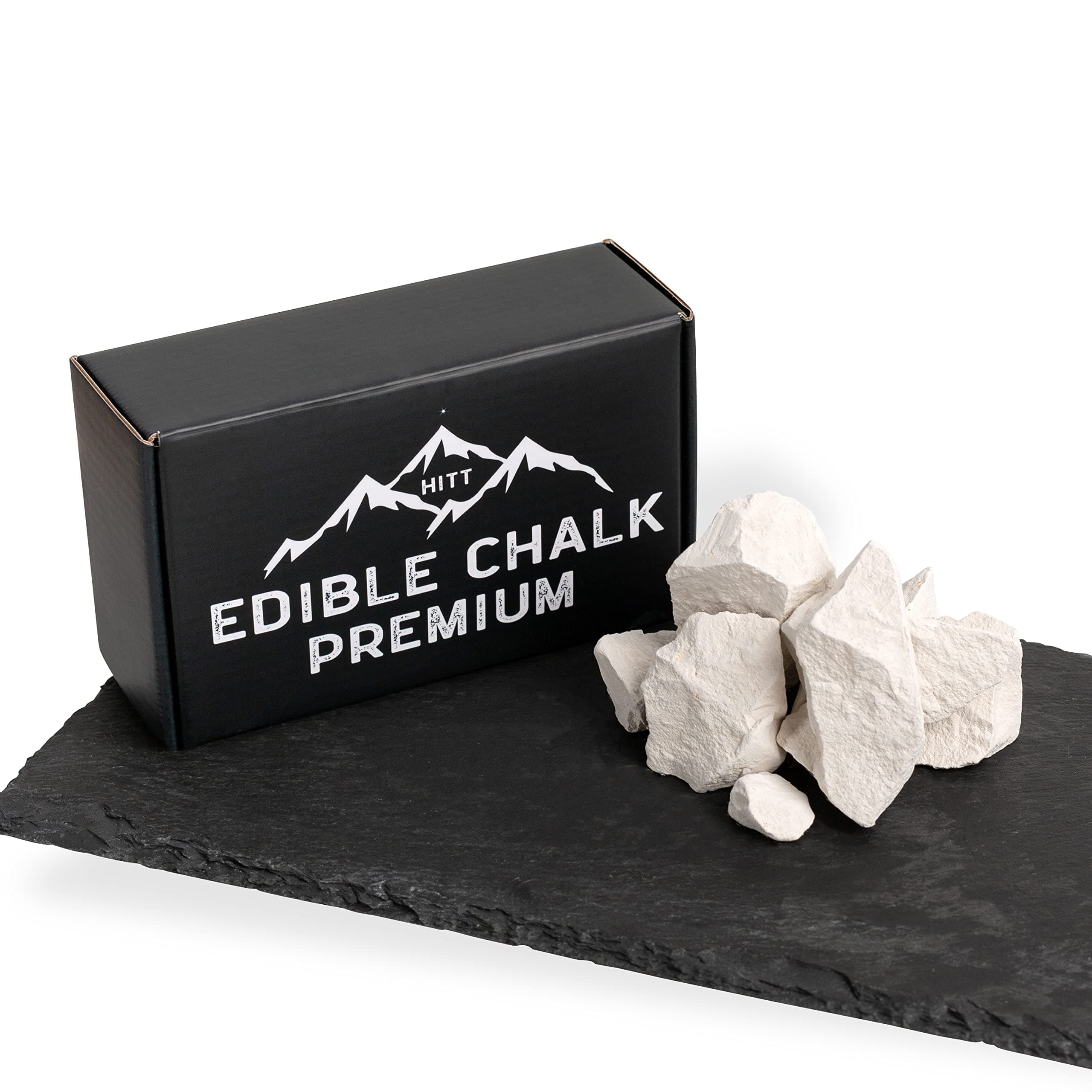 HITT Premium Belgorod Edible Chalk — Most Crunchy Edible Chalk Chunks for eating, PICA Cravings and ASMR Food Content Creators — Pure, No Additives, PICA Alternative Snack — 7 oz / 200 g
