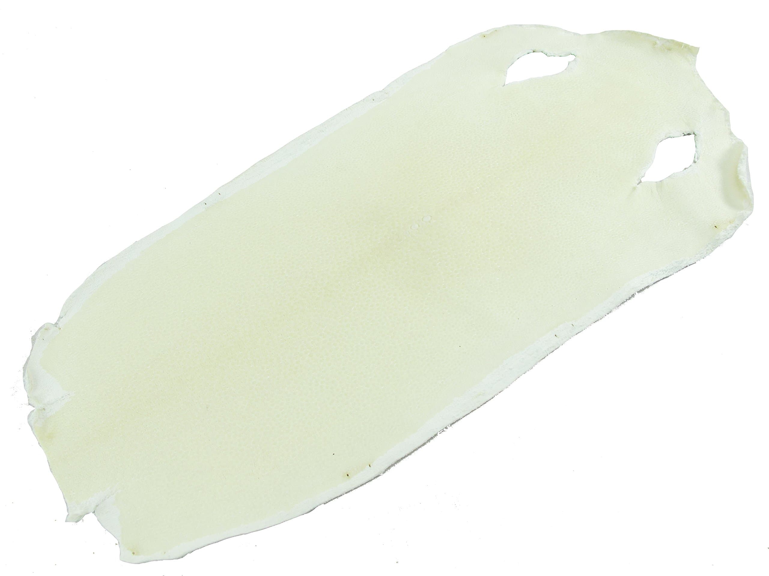 Genuine Stingray Shagreen Skin Leather Hide Pelt White Crust (7" x 16")