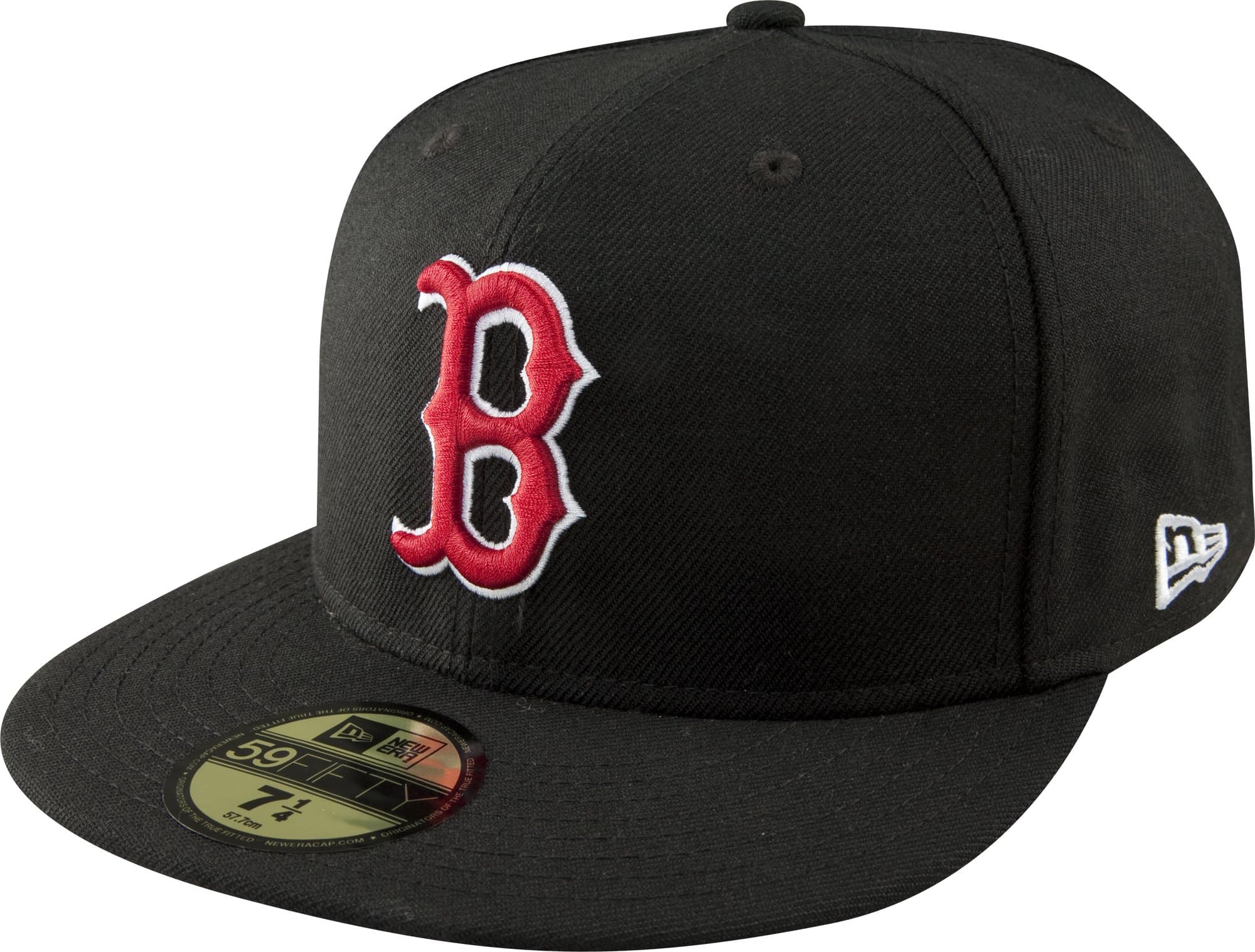 MLB Boston Red Sox Black with Scarlet and White 59FIFTY Fitted Cap