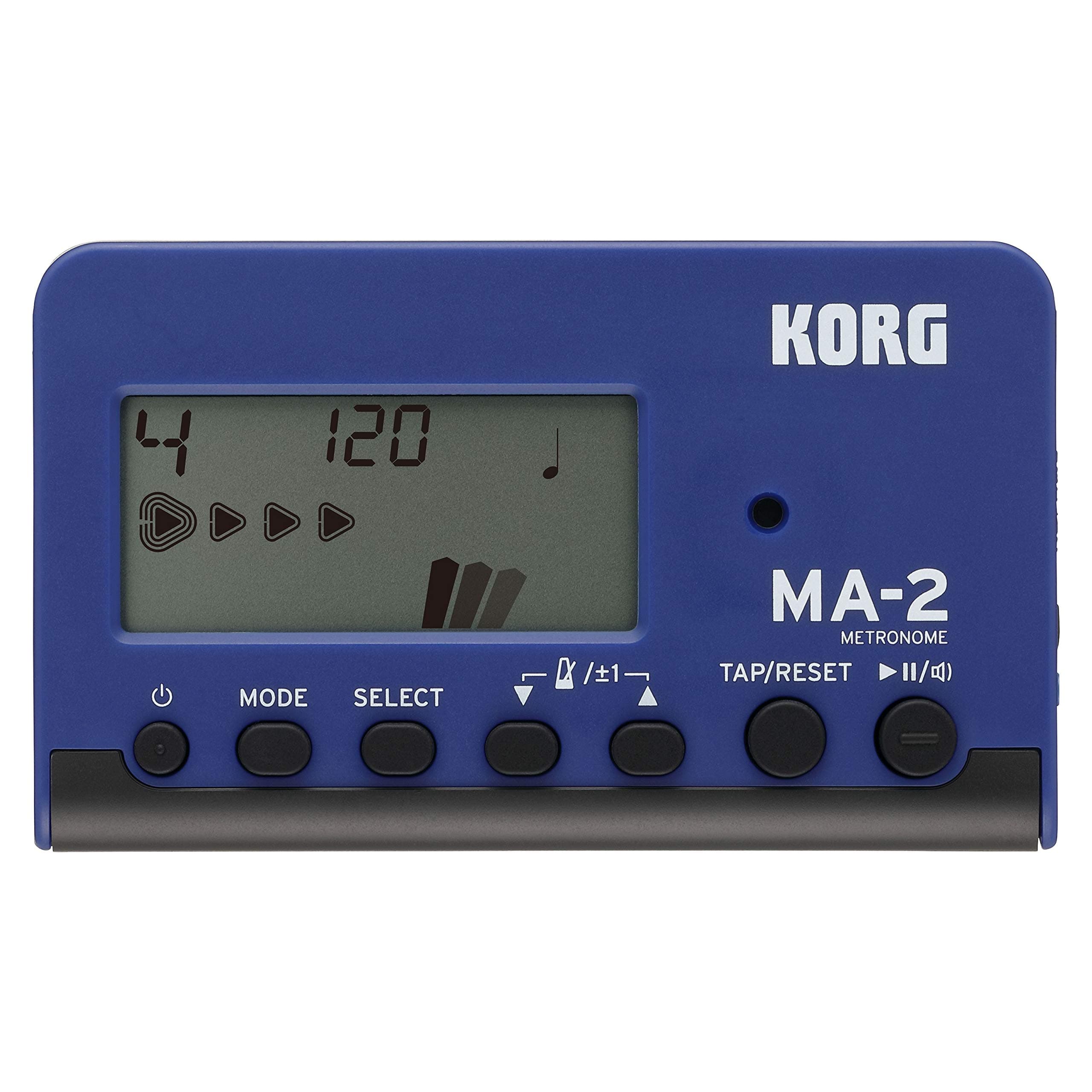 MA2-BLBK LCD Pocket Digital Metronome - Black & Blue