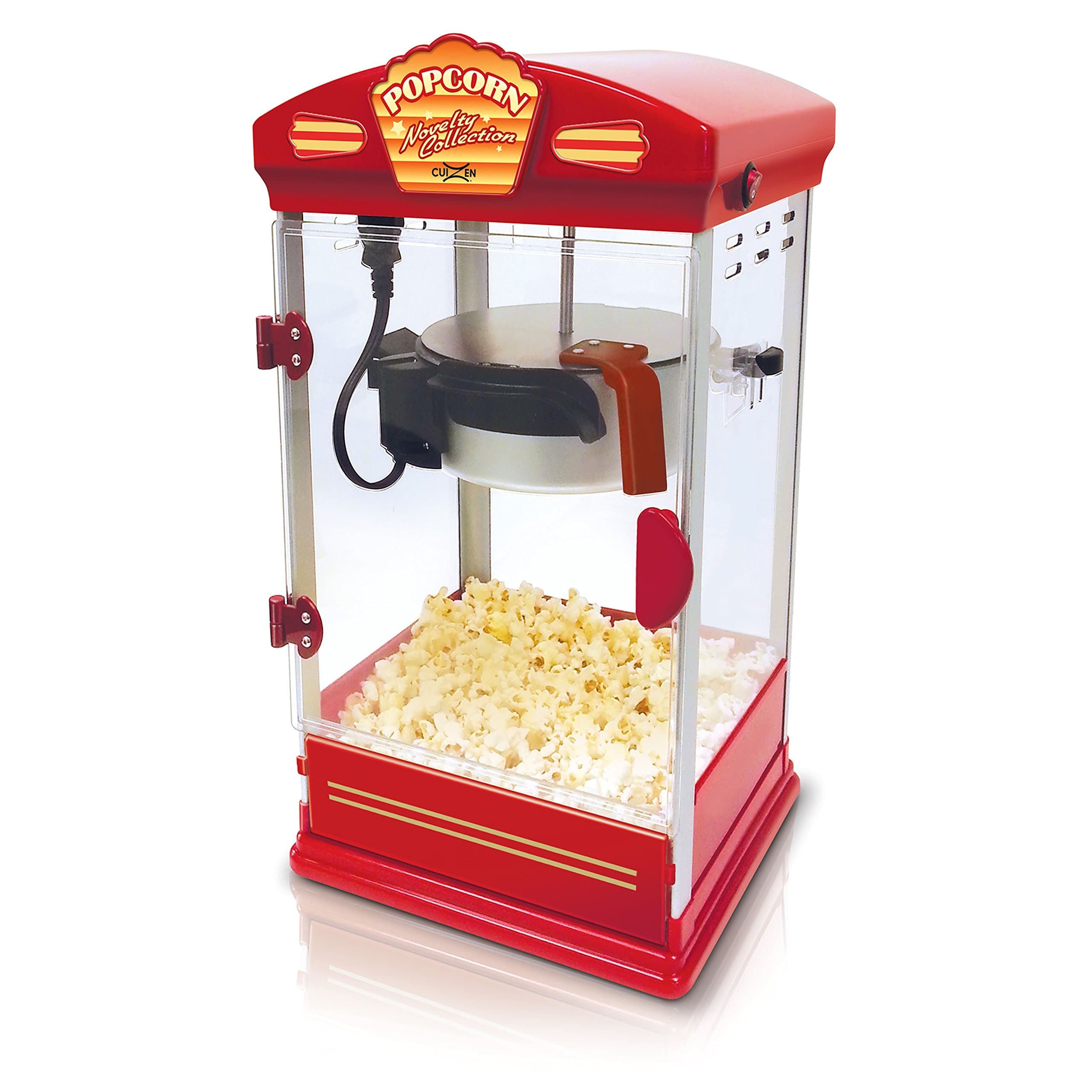 CuiZen CPM-4040 Tabletop Popcorn Popper, 4 Ounce, Red