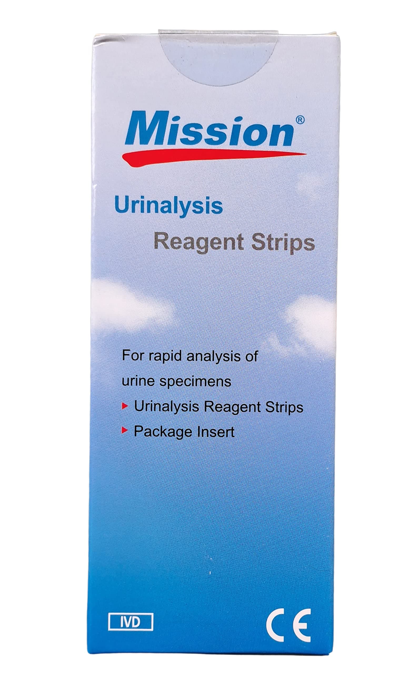 Mission 2 Parameters Urinalysis Reagent 100 Strips