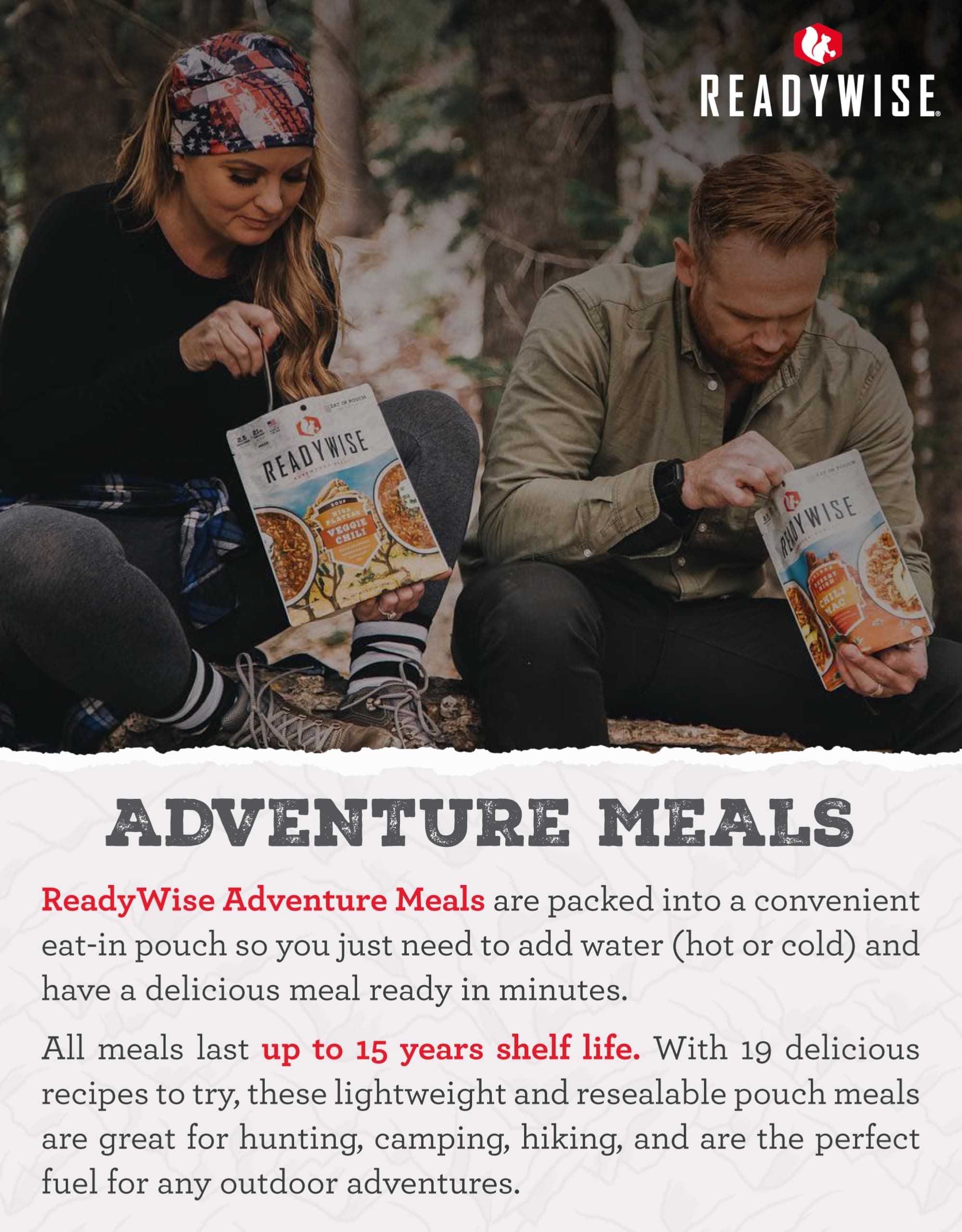 ReadyWise Adventure Meals Favorites Kit