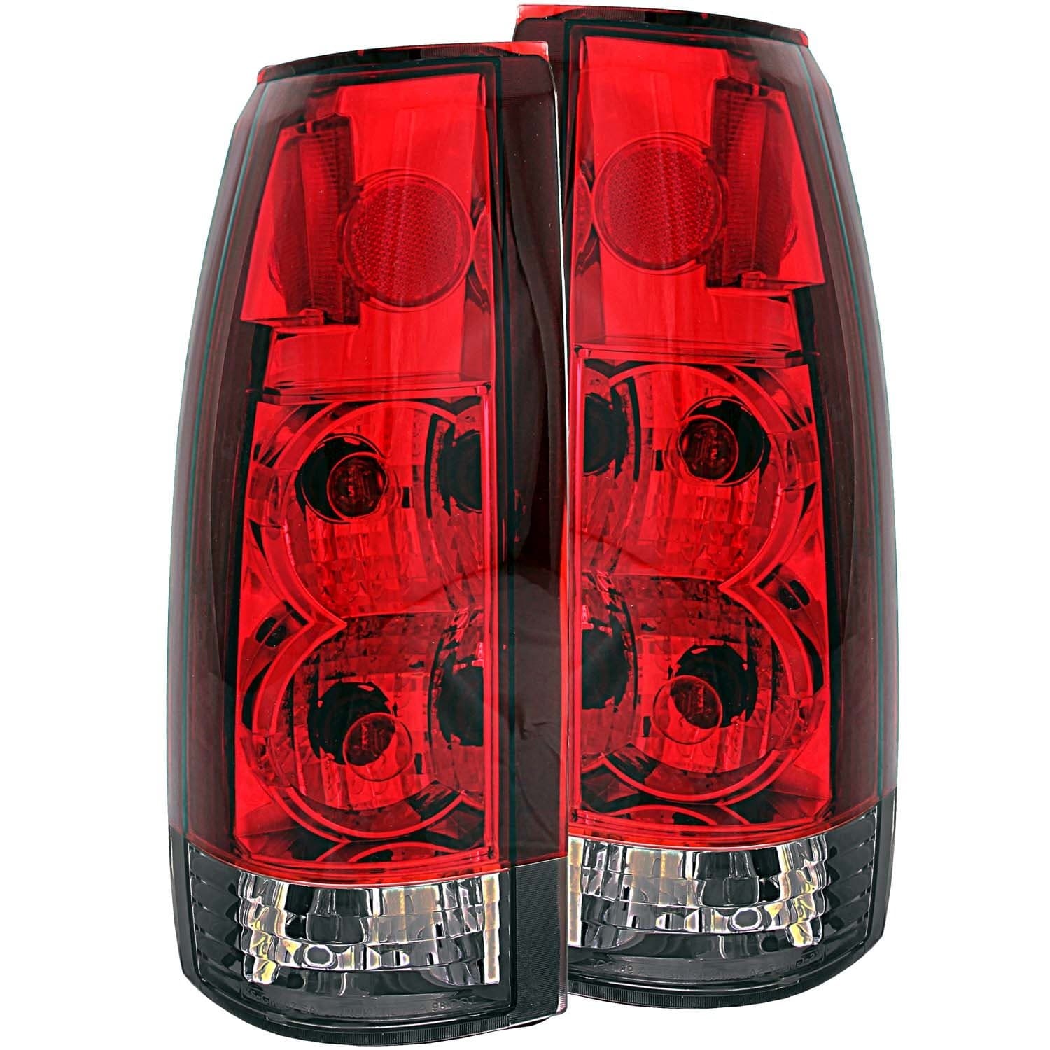 AnzoUSA 211157 Red/Smoke G2 Taillight for Chevrolet GM Truck - (Sold in Pairs)
