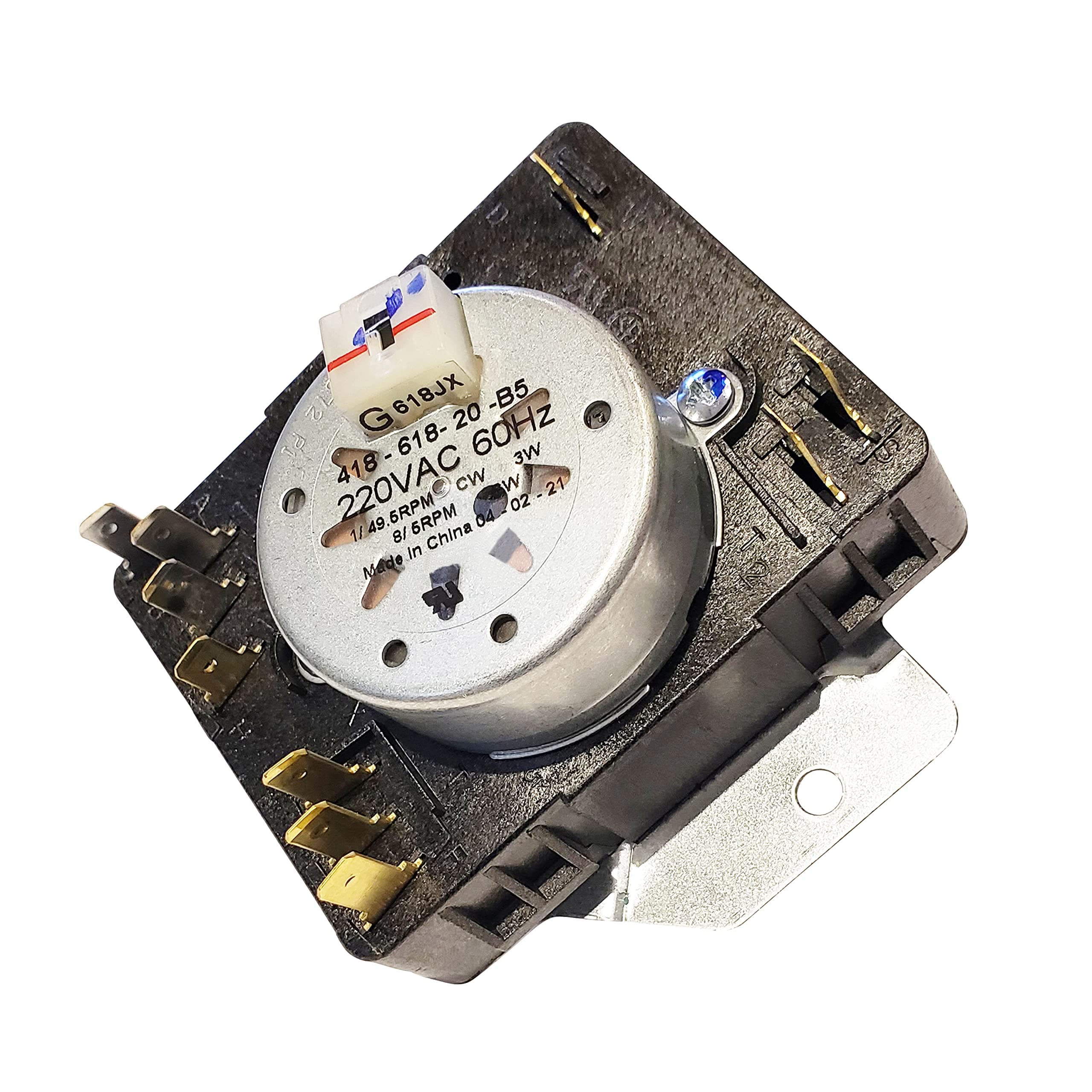 Endurance Pro W10185982 Dryer Timer Compatible with Whirlpool 1546812, AP6016541, AH2352169 EA2352169 PS2352169, 220VAC 60Hz (Genuine Part)