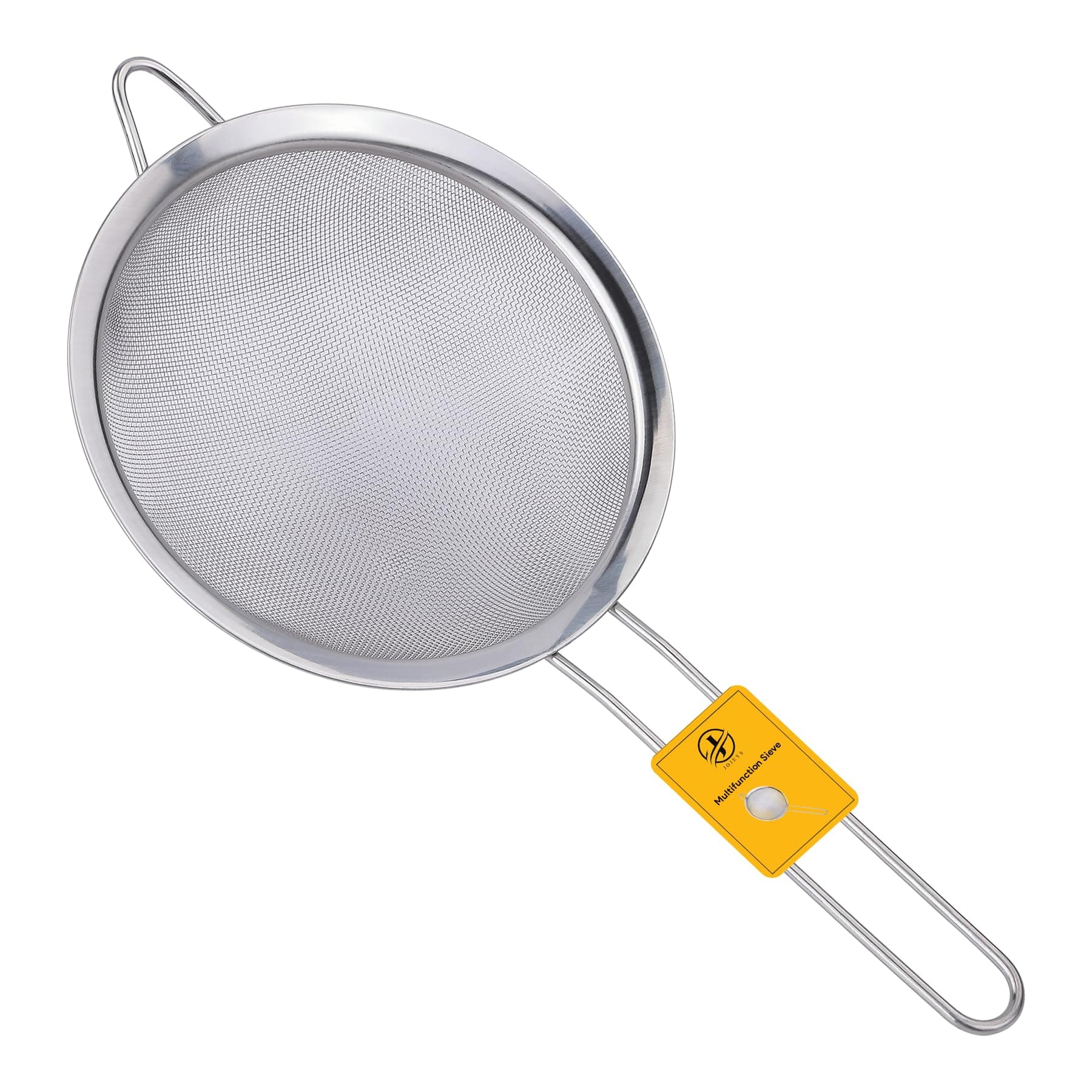 Sieves and Strainers Set - 20 cm Pack of 1 - Metal Sieve Stainless Steel, Fine Mesh Strainer | Kitchen Sieve Fine Mesh, Sive Cooking, Flour for Baking Rust Free Seive, Dishwasher Safe SIV