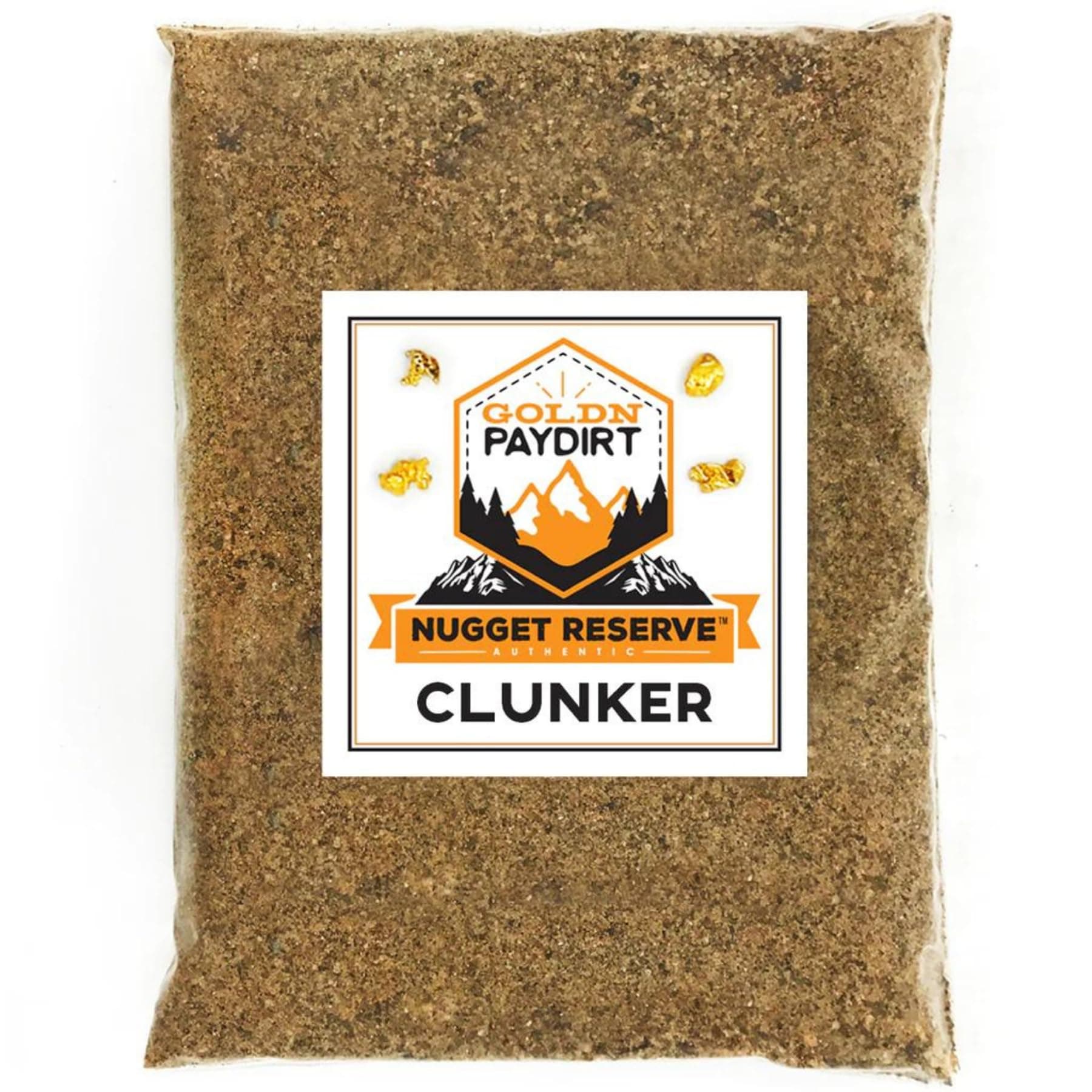 Nugget Reserve Gold Paydirt Clunker Panning Pay Dirt Bag - Gold Prospecting Concentrate