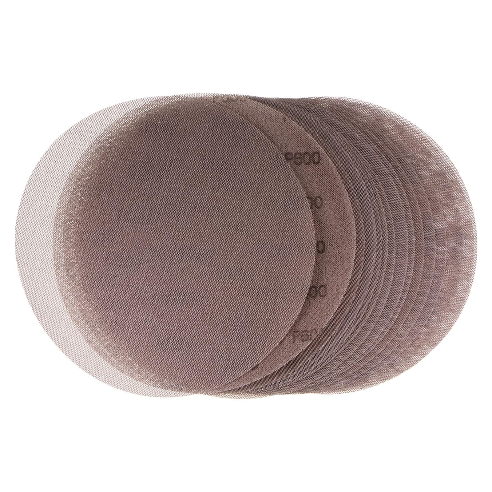 HARFINGTON 15pcs Mesh Sanding Discs 9 Inch Hook and Loop Sanding Net 600 Grits Dust Free Abrasive Pads for Car Wood Drywall Metal Polishing & Grinding