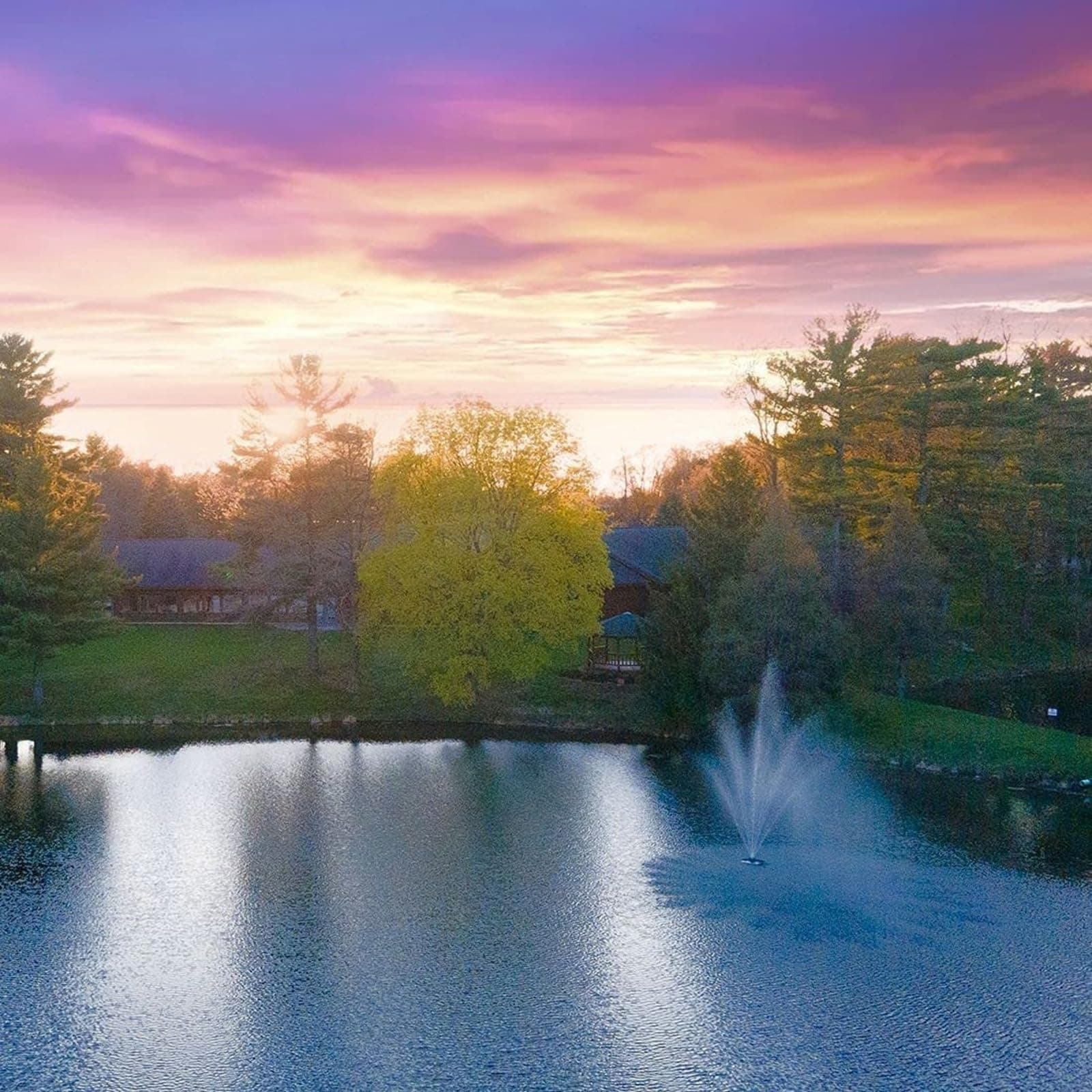 Scott Aerator Amherst 1 Horse Power 230V Large Pond Fountain | Maintenance Free Stainless Steel Fountain Pump | Aerating Fountain for Ponds & Lakes with 150 ft. 12 Gauge Submersible Power Cord