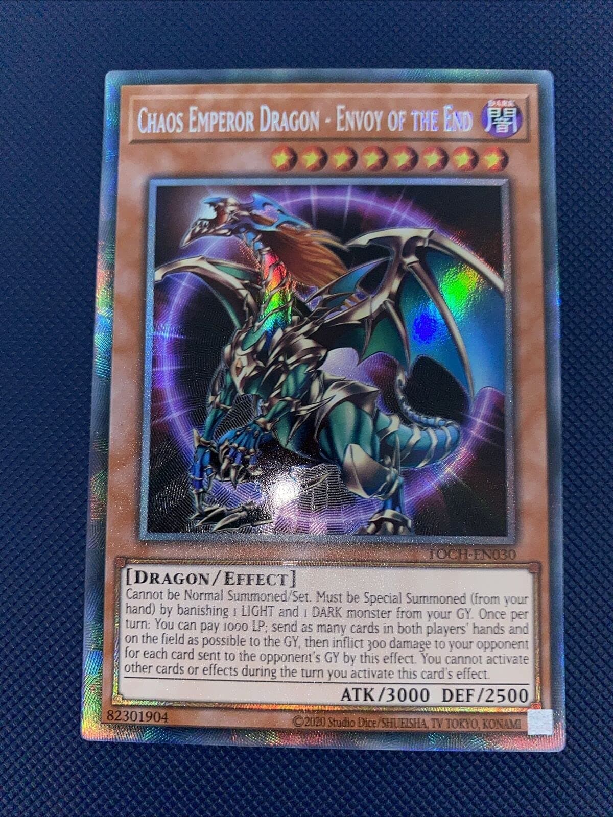 Chaos Emperor Dragon - Envoy of The End - TOCH-EN030 - Rare - Unlimited Edition - NM/M