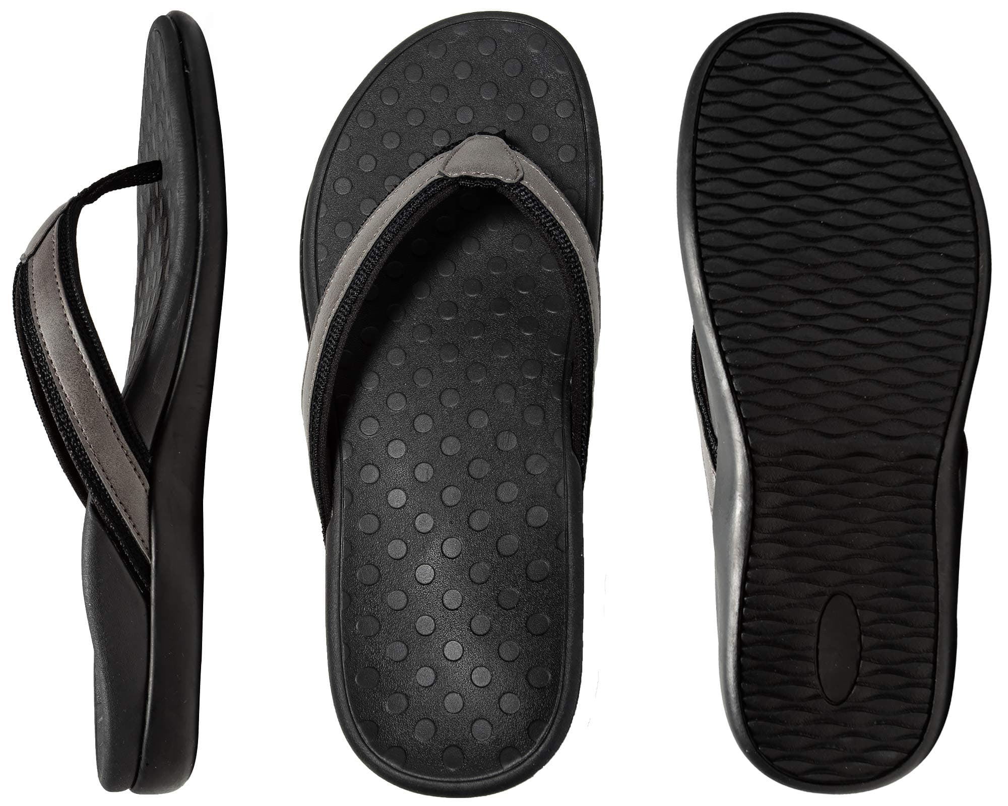 LLSOARSS Plantar Fasciitis Feet Sandal with Arch Support - Best Orthotic flip Flops for Flat Feet,Heel Pain- for Women