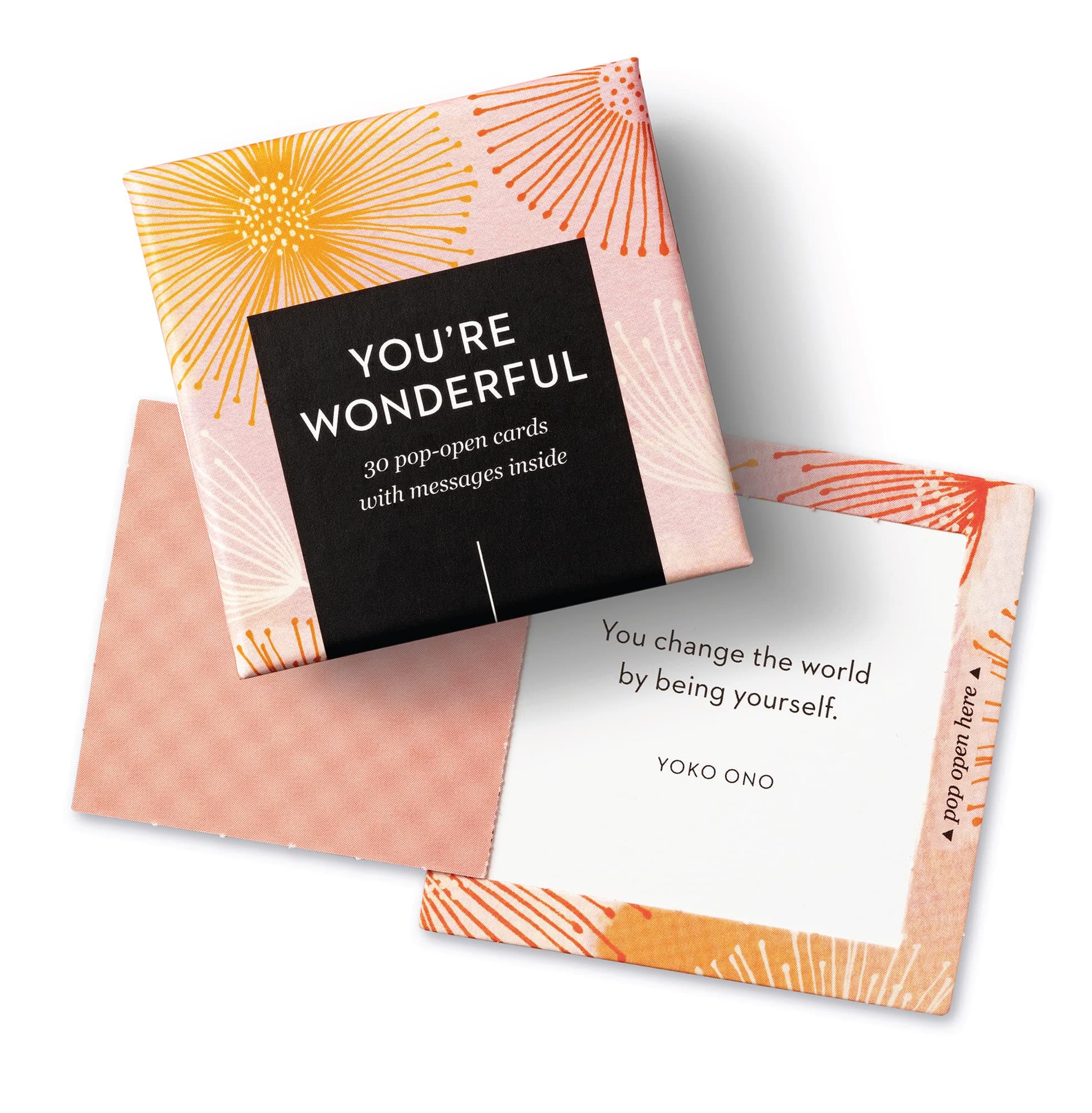 Compendium ThoughtFulls Pop Open Cards - You're Wonderful - 30 Pop Open Cards with Different Inspirational Messages