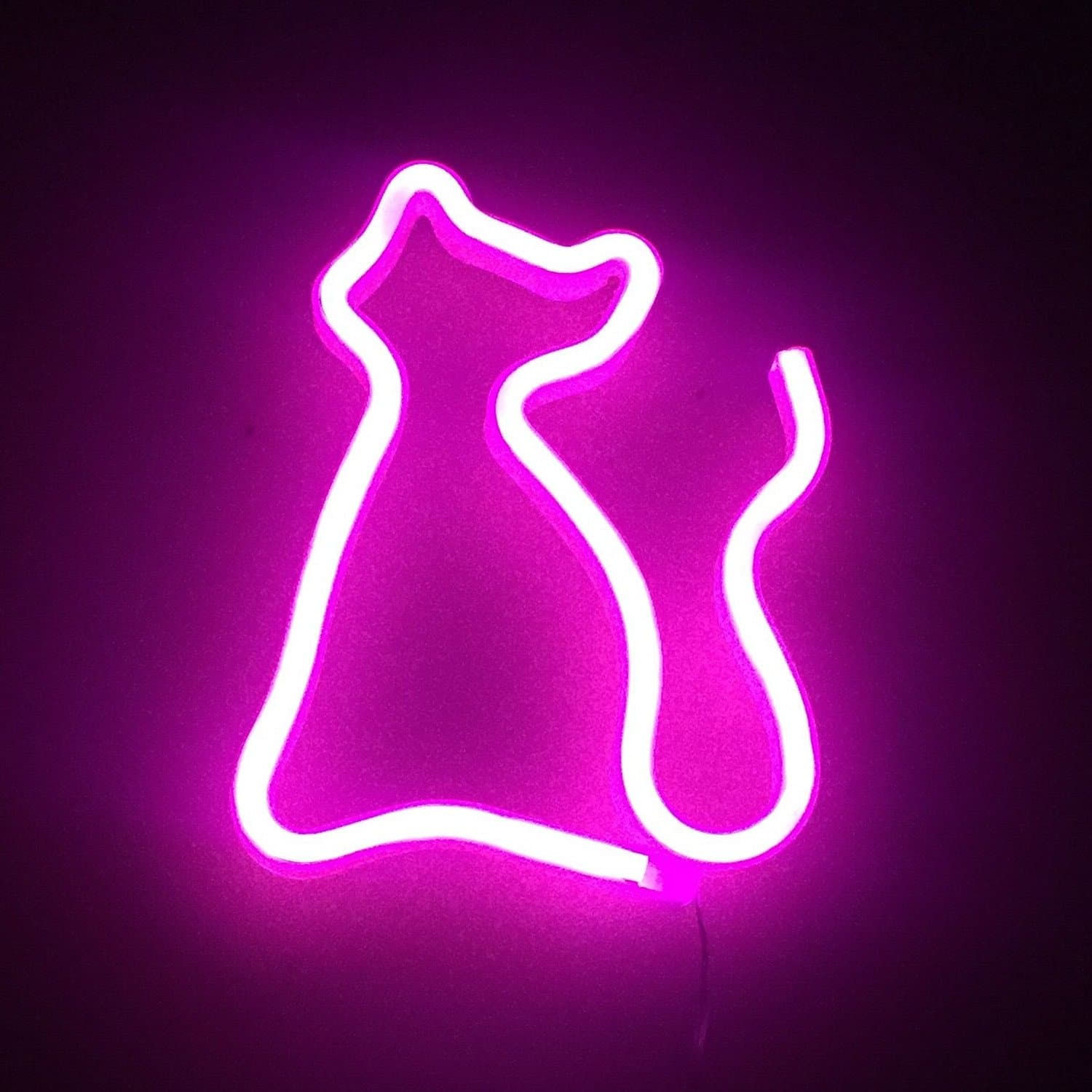 Cat Neon Signs LED Decor Light Wall Decor for Christmas Decoration Birthday Party Home LED Decorative Lights Wedding Event Banquet Party Decor (Cat Pink)