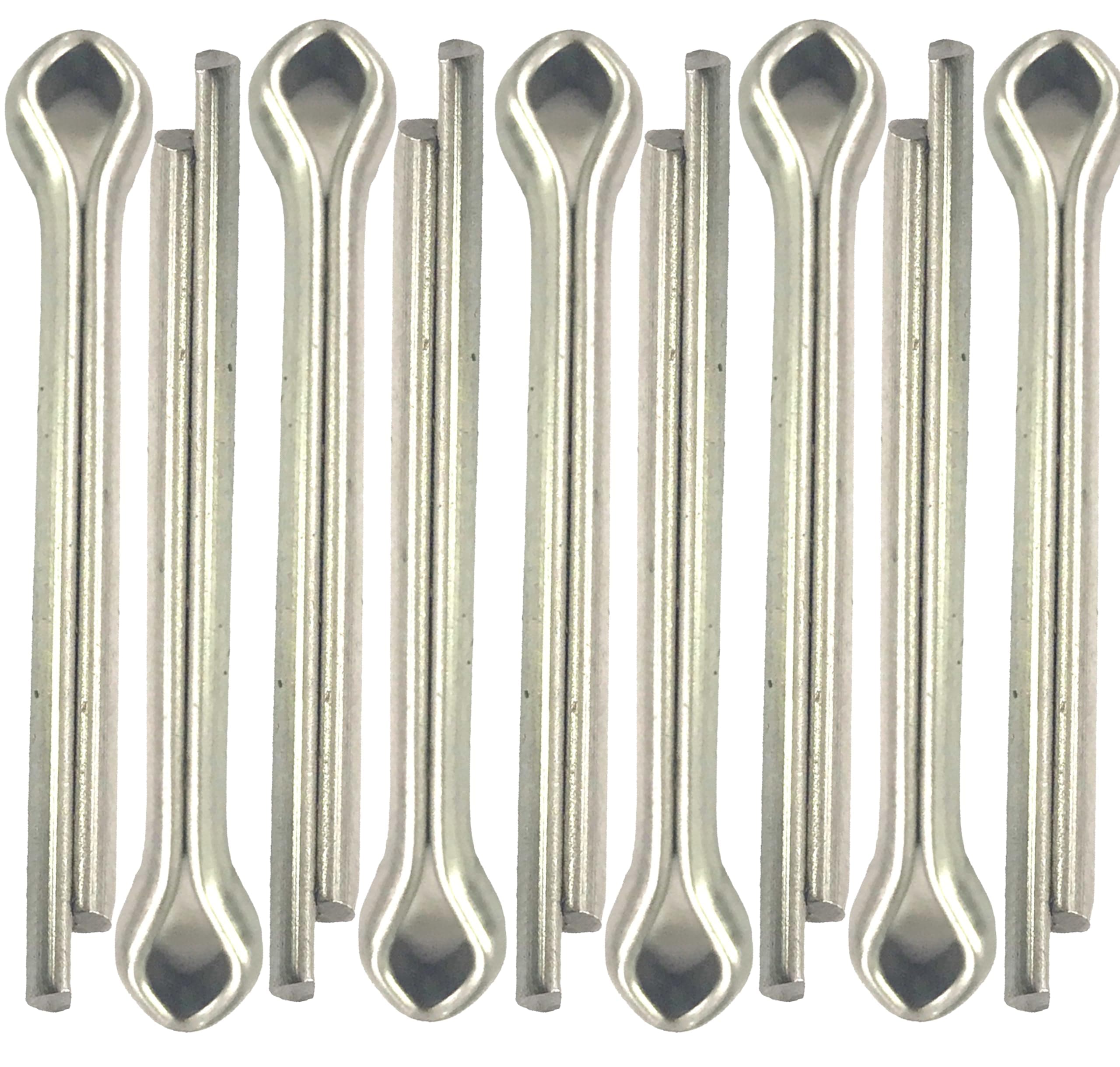 Fasteners Store Split Cotter Pins Stainless Steel Marine Grade (Pack of 20) (2.5mm x 32mm)