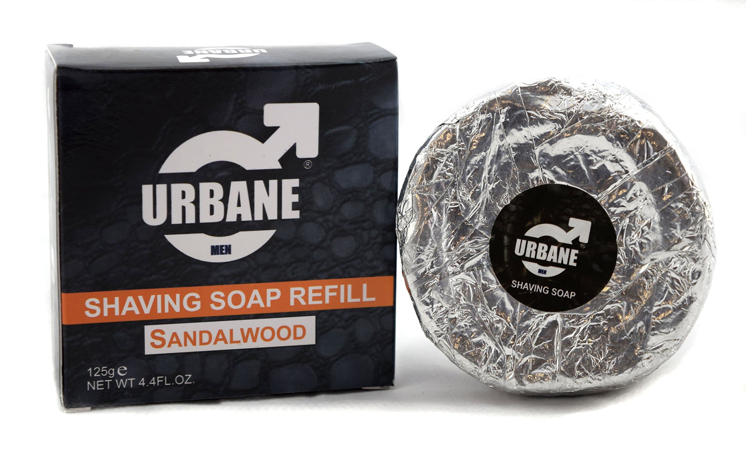 Urbane Men Sandalwood Shaving Soap (Soap Refill 125g)