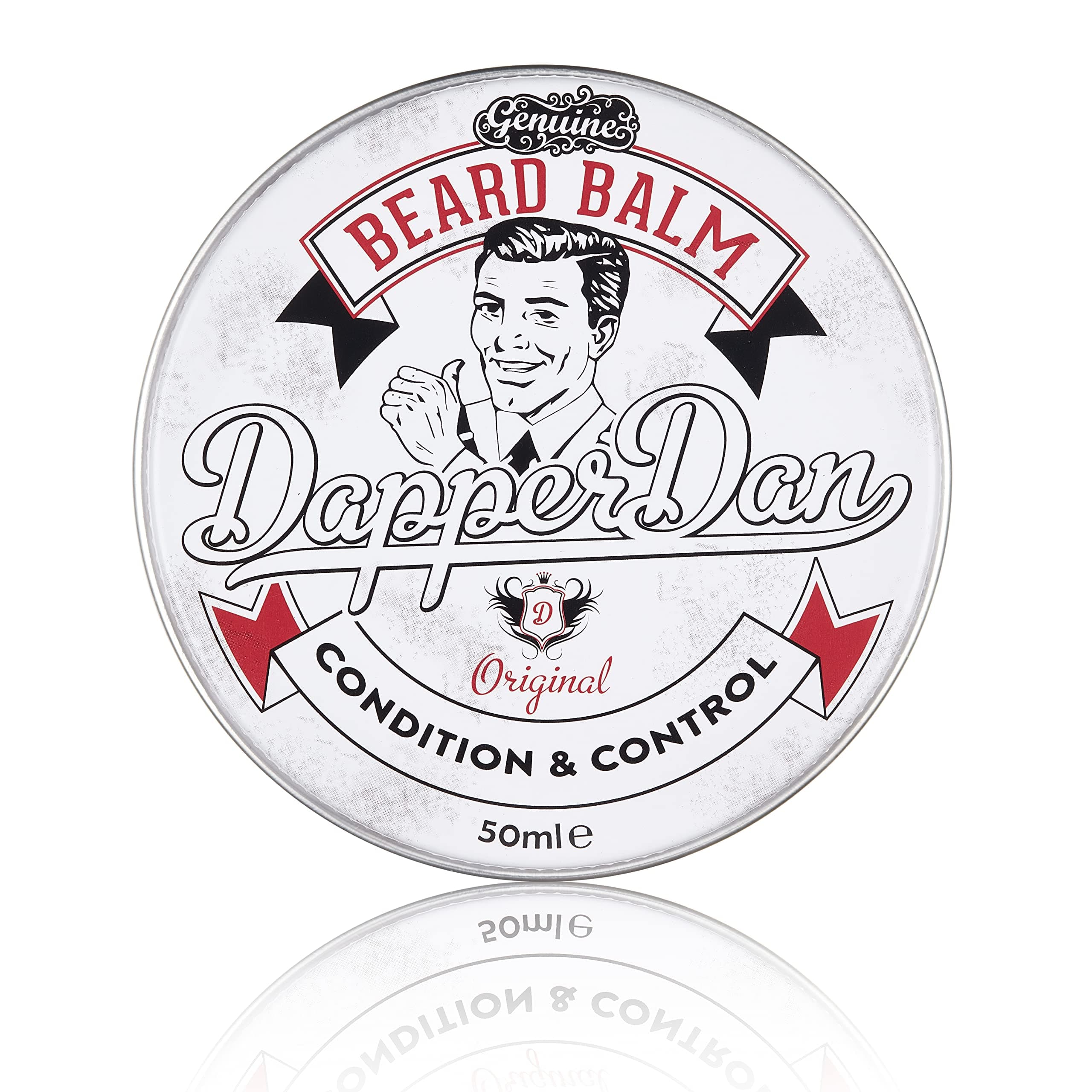 Nourishing Beard Balm, Blend of Essential Oils And Waxes to Shape, Style and Nourish Moustaches and Beard, Vanilla and Raspberry Scent, 1 x 50ml
