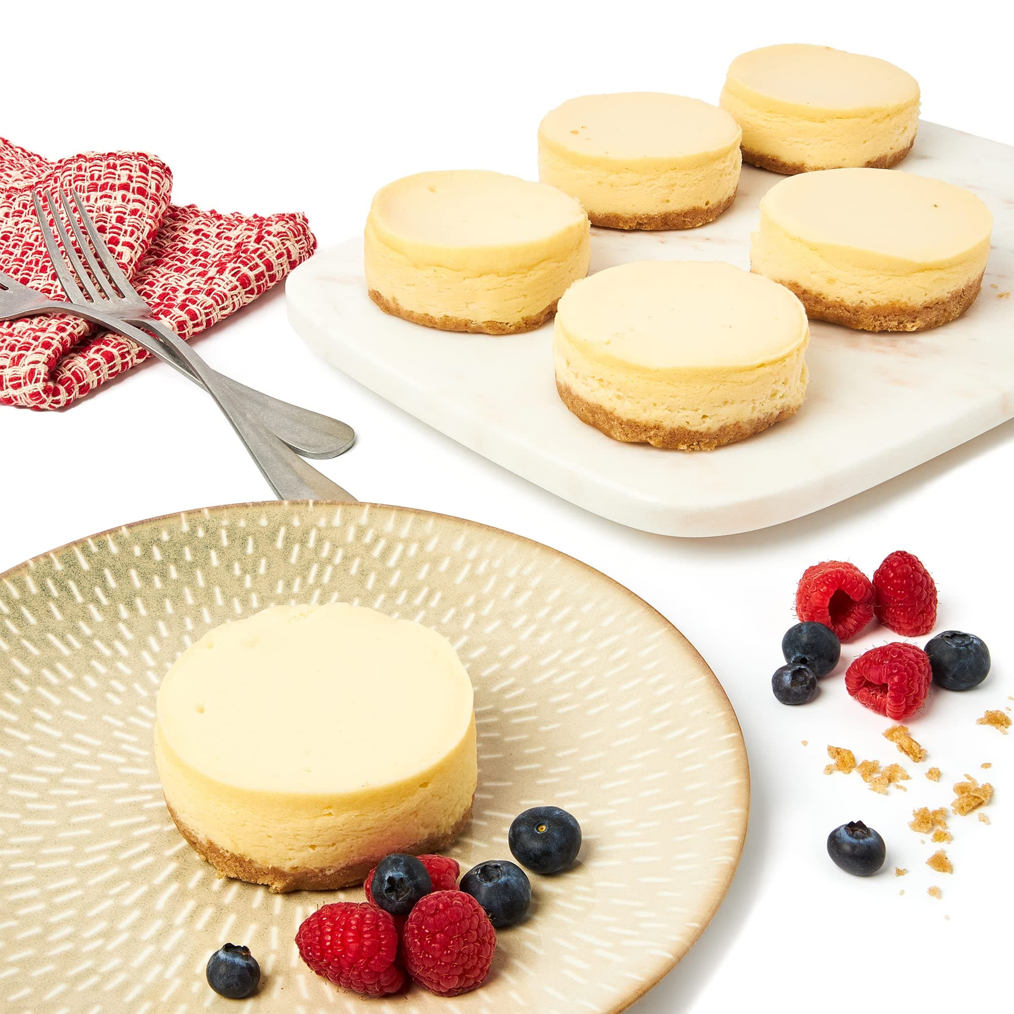 David's Cookies New York Mini Cheesecakes - Fresh Baked, Soft, And Delicious Gift Idea - Great For Sharing At Parties, Events, Or With Family And Friends (6pcs)