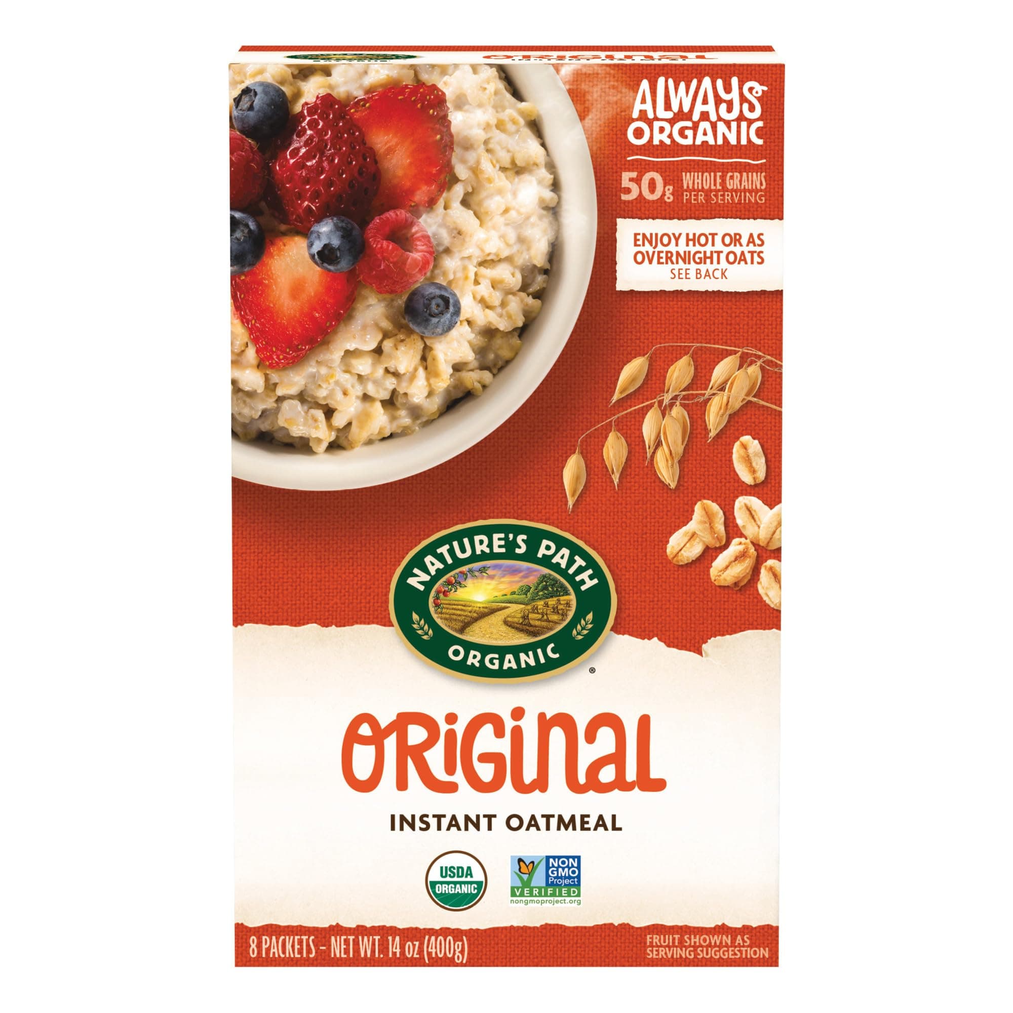 Organic - Original Instant Oatmeal - Pack of 8 (S) 106088