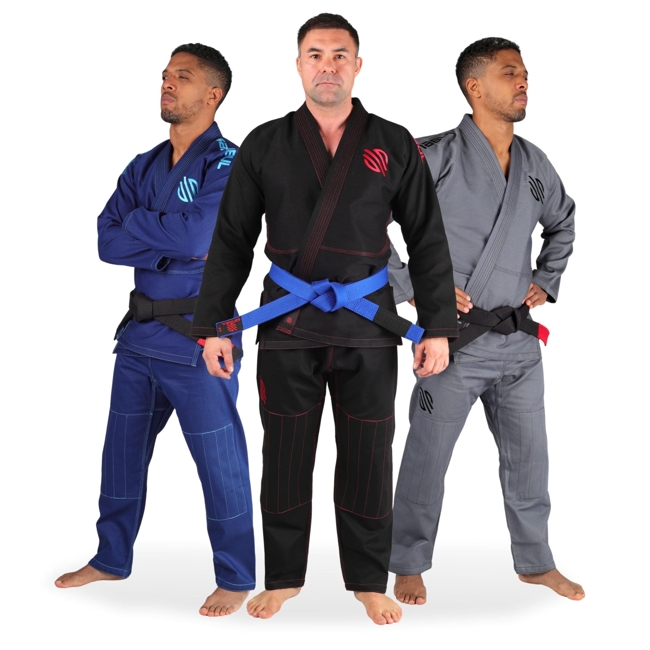 Essential BJJ Gi for Men Brazilian Jiu Jitsu Gi Lightweight Preshrunk Fabric for Jiu-Jitsu Training & Competition