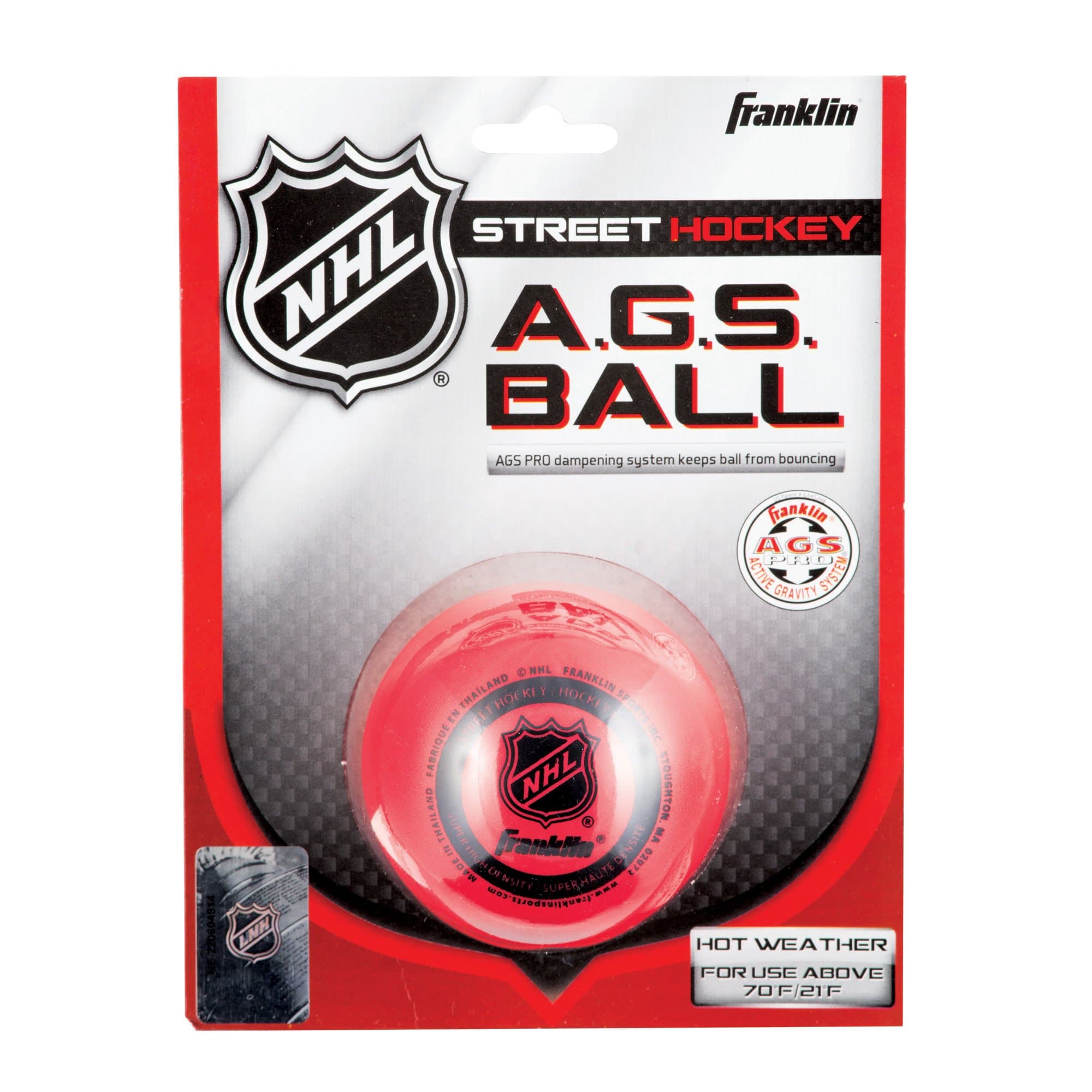 Franklin Sports NHL AGS Pro Street Hockey Ball