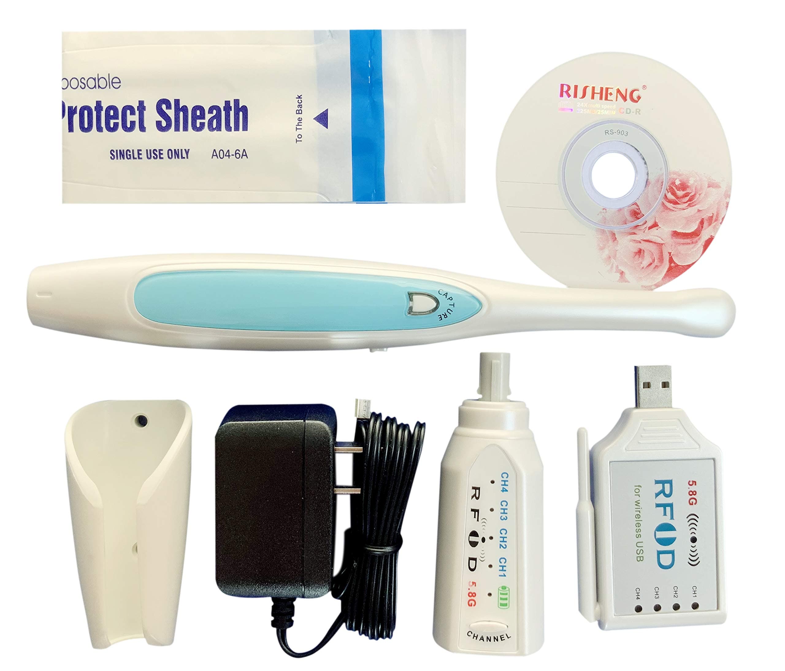 DARYOU Deluxe 2MP Wireless Cordless INTRAORAL Dental Camera 1-Year Replacement