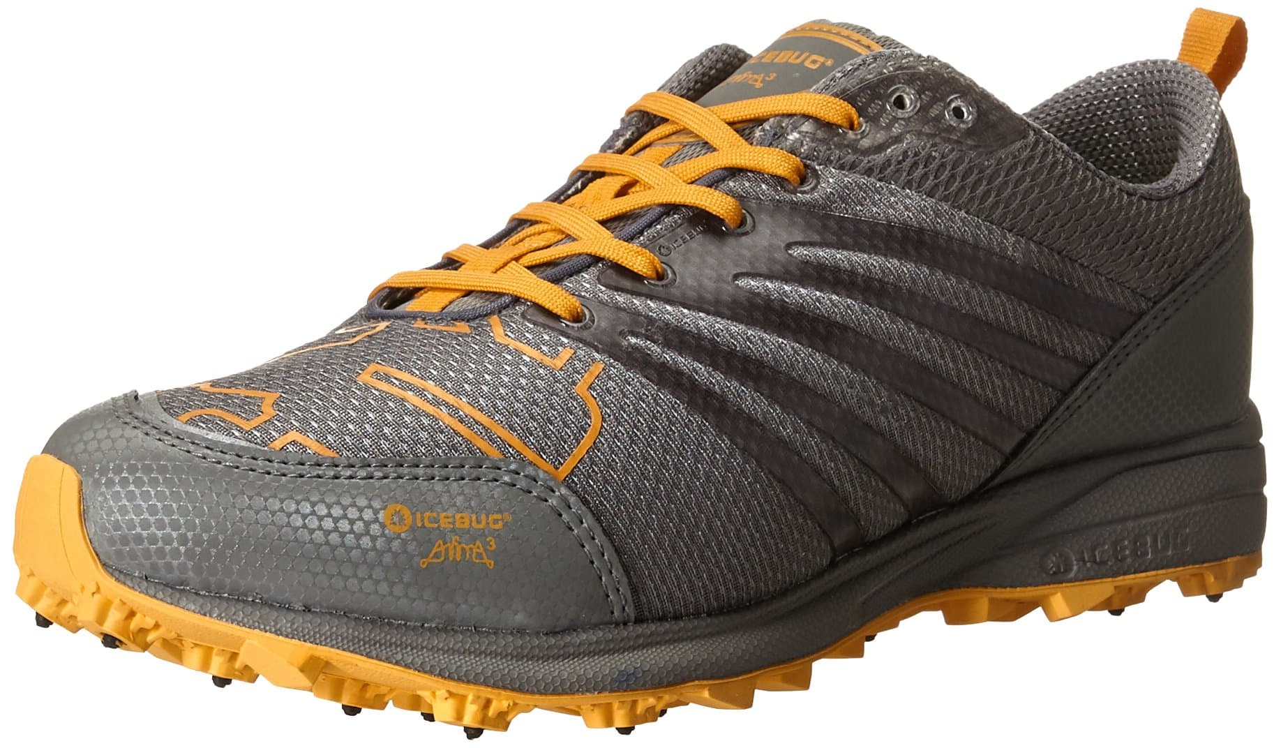 Icebug Men's Anima3 Bugrip Studded Traction Running Shoe