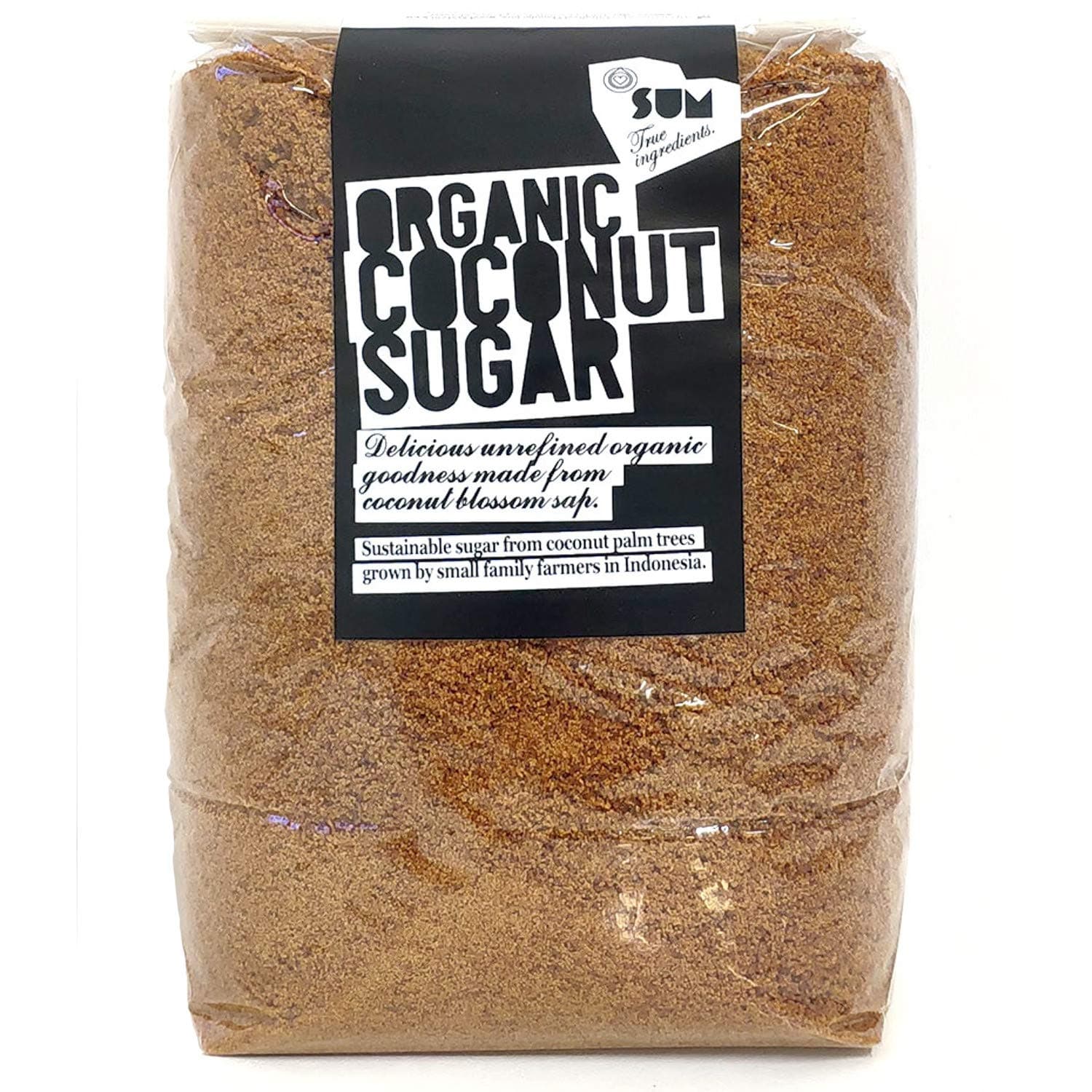 Coconut Sugar - Organic & Unrefined in Eco Biodegradable Packaging - 1Kg