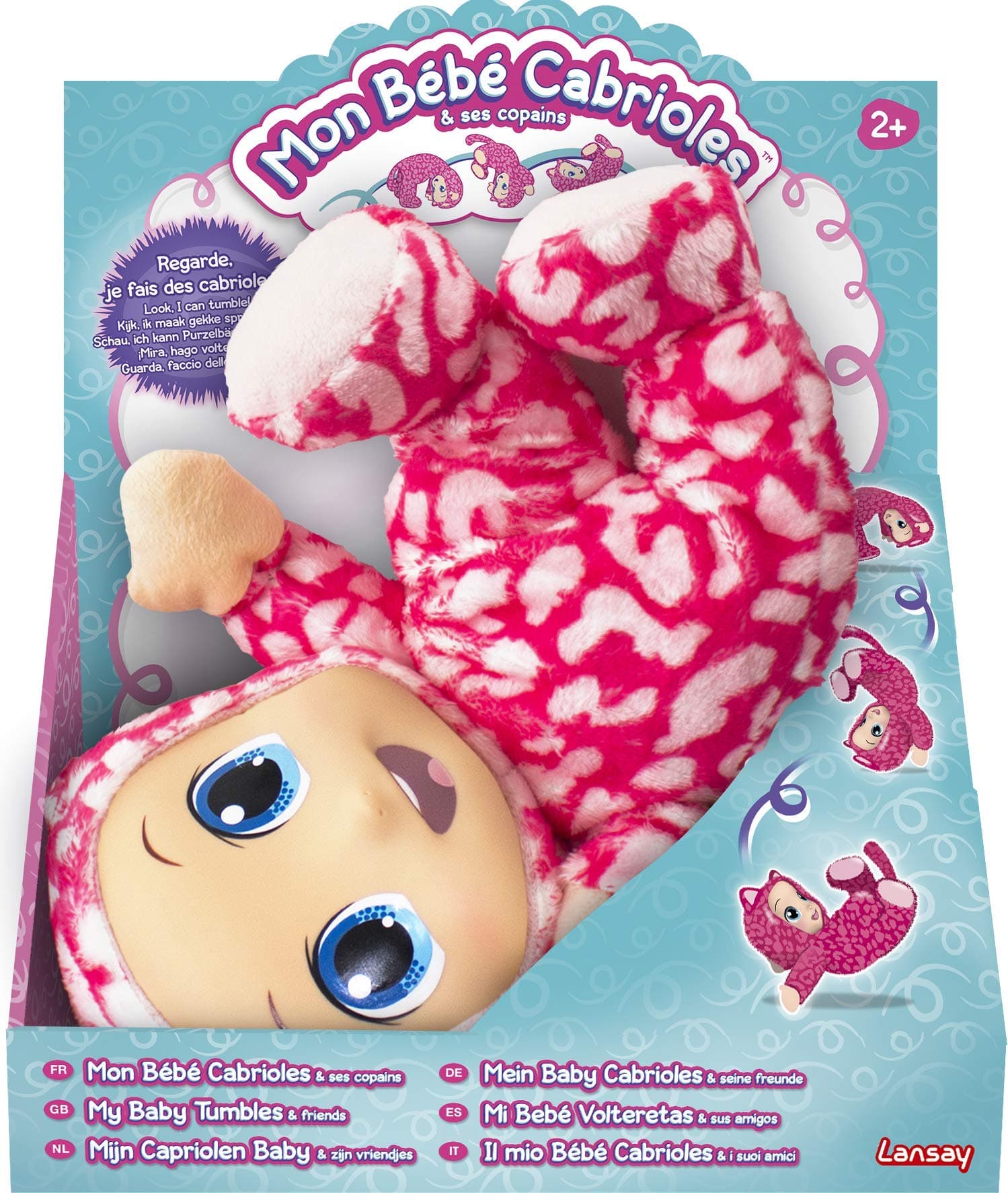 LansayMy Baby Tumbles soft doll, gambols & tumbles over, cuddly, pre-school toy - as seen on TV!