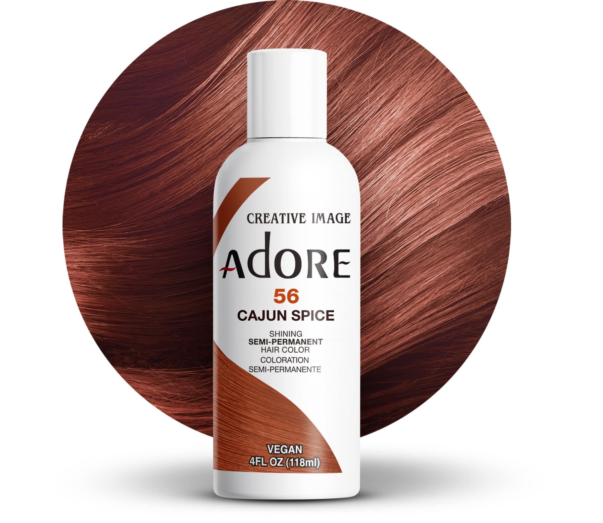 Adore Semi-Permanent Haircolor #056 Cajun Spice 4 Ounce (118ml)
