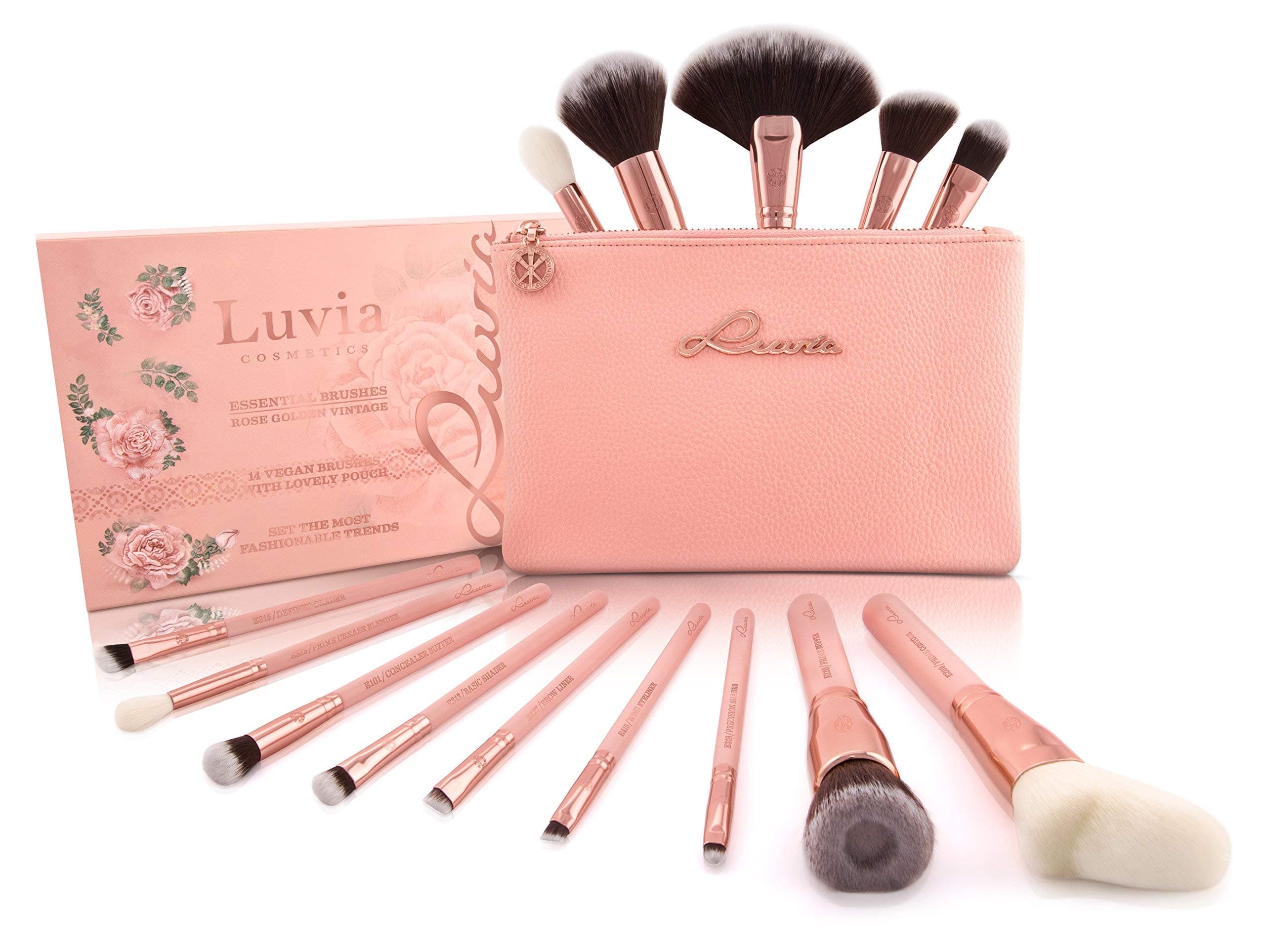 Make-up brush set with bag